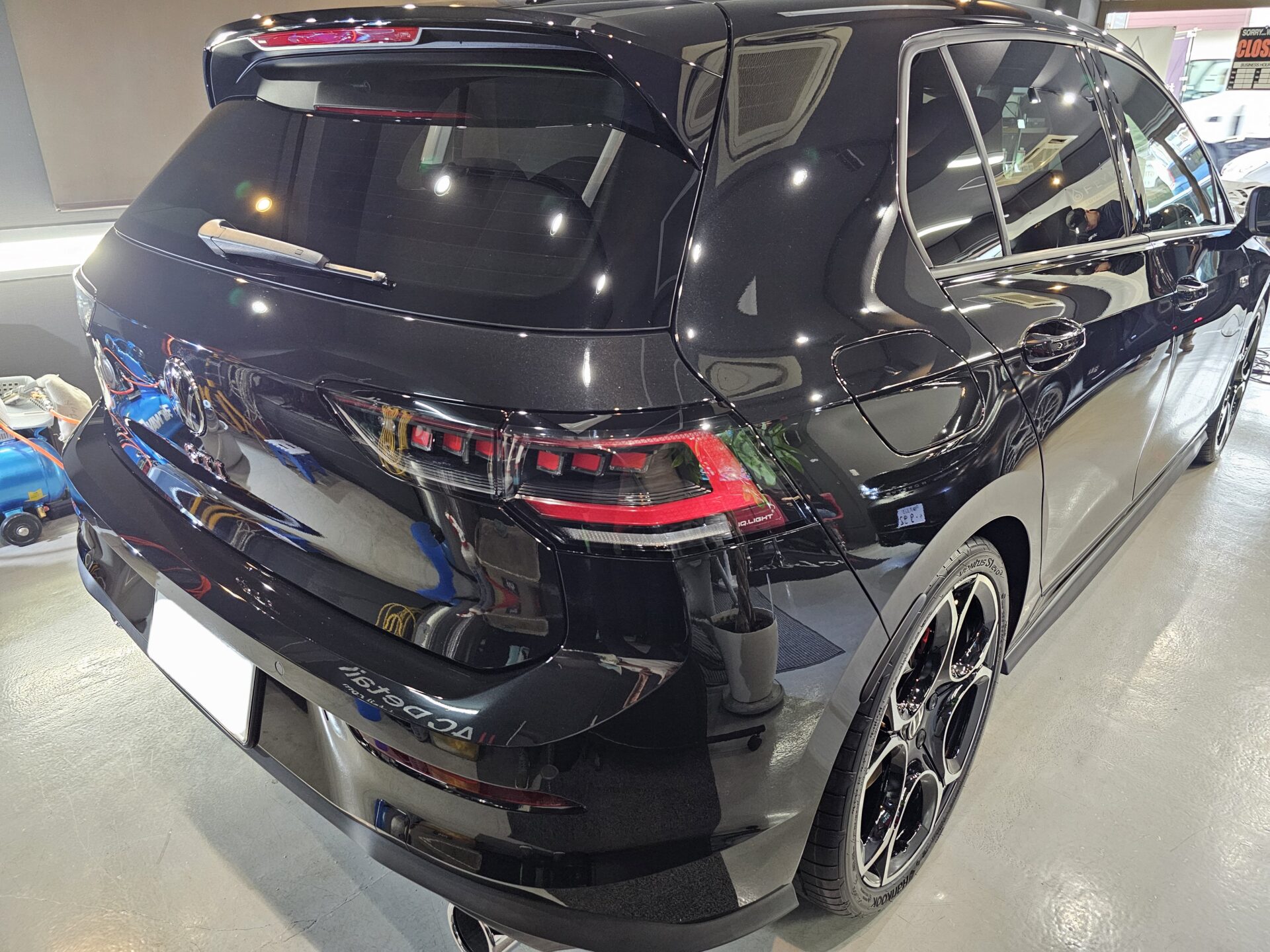 VWゴルフGTI 8.5 新車 4Cプレミアムボディガラスコーティング