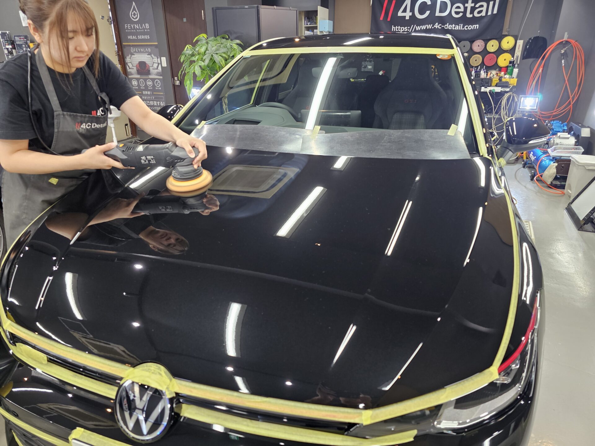 VWゴルフGTI 8.5 新車 磨き