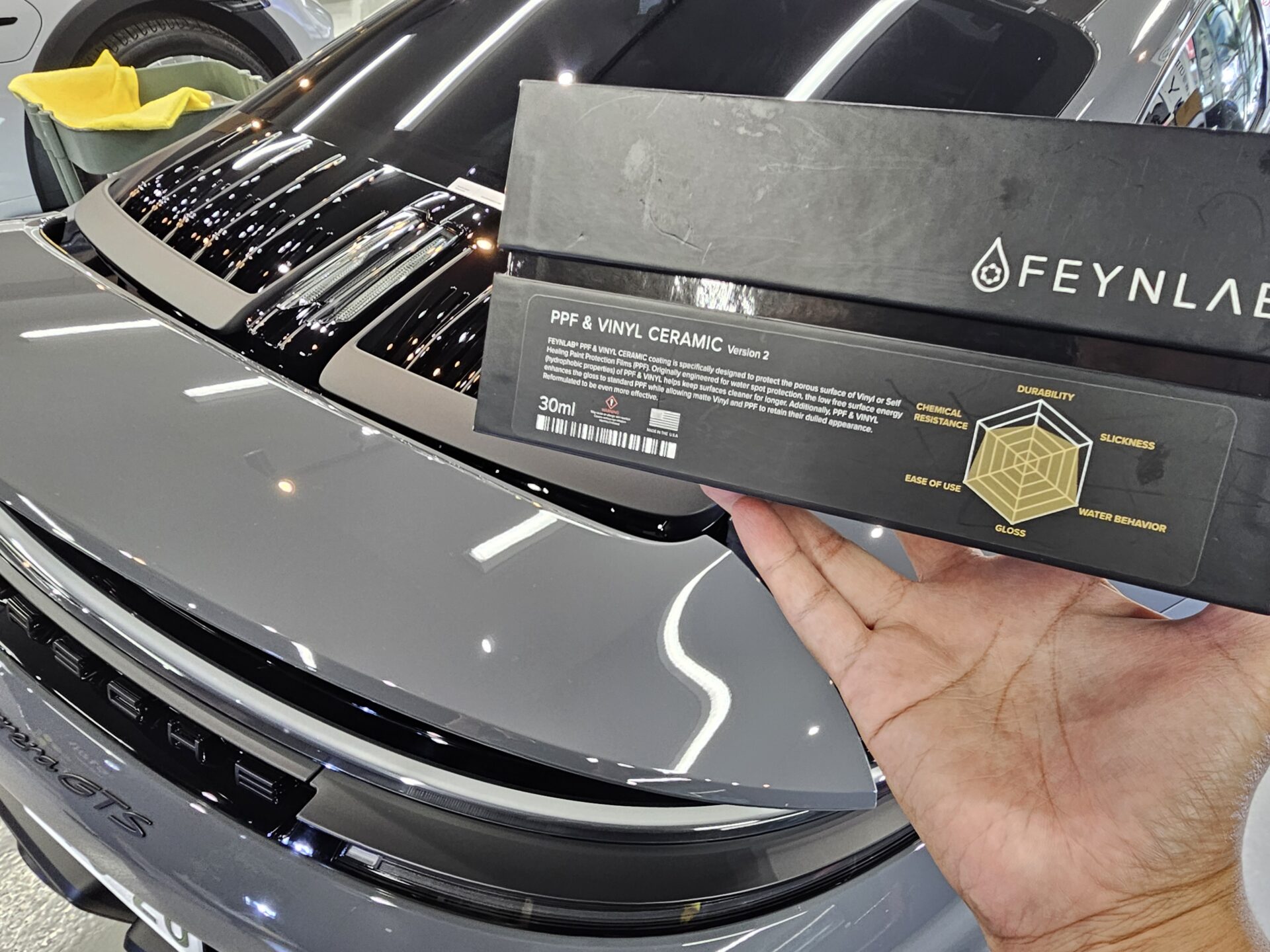 ポルシェ911カレラGTS(992.2)新車 ストレートグレーネオ FEYNLAB PPF&VINYL CERAMIC