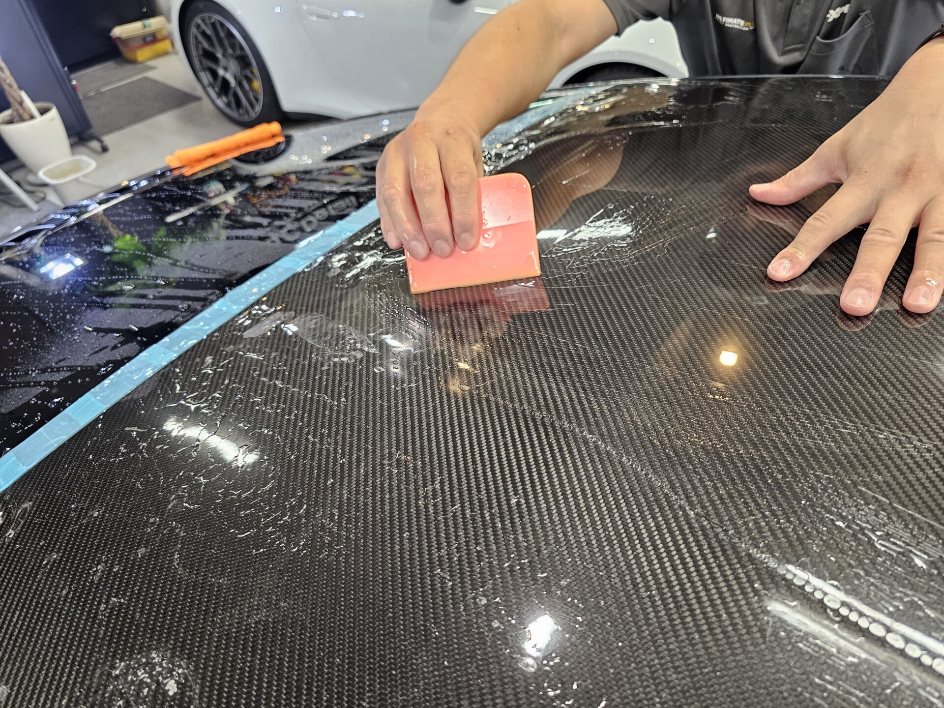 ポルシェ911カレラGTS(992.2)新車 ストレートグレーネオ PPF XPEL プロテクションフィルム施工