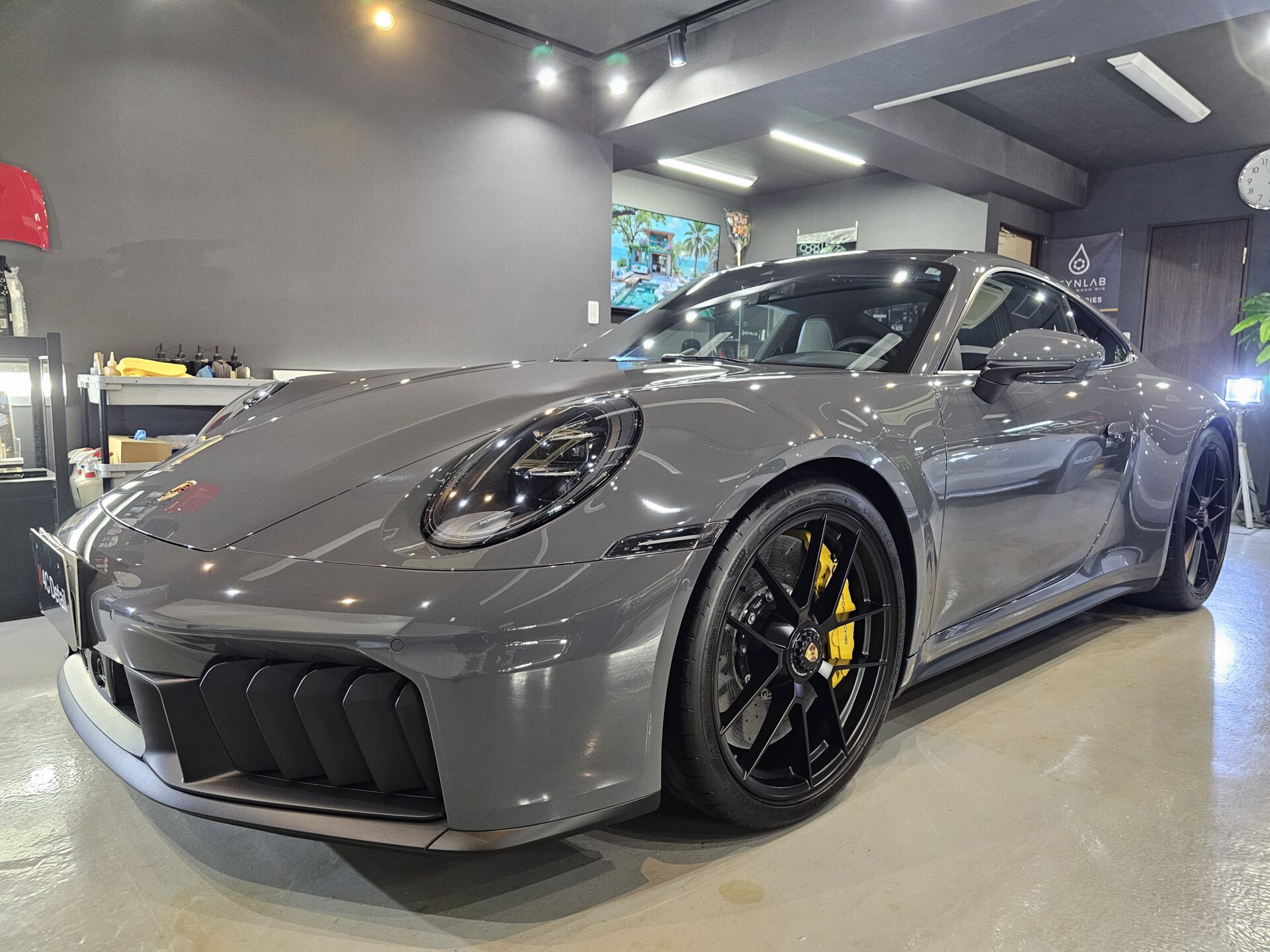 新型ポルシェ911カレラGTS(992.2) XPELフルプロテクションフィルム&FEYNLAB PPFセラミックコーティング他フル施工 横浜市青葉区