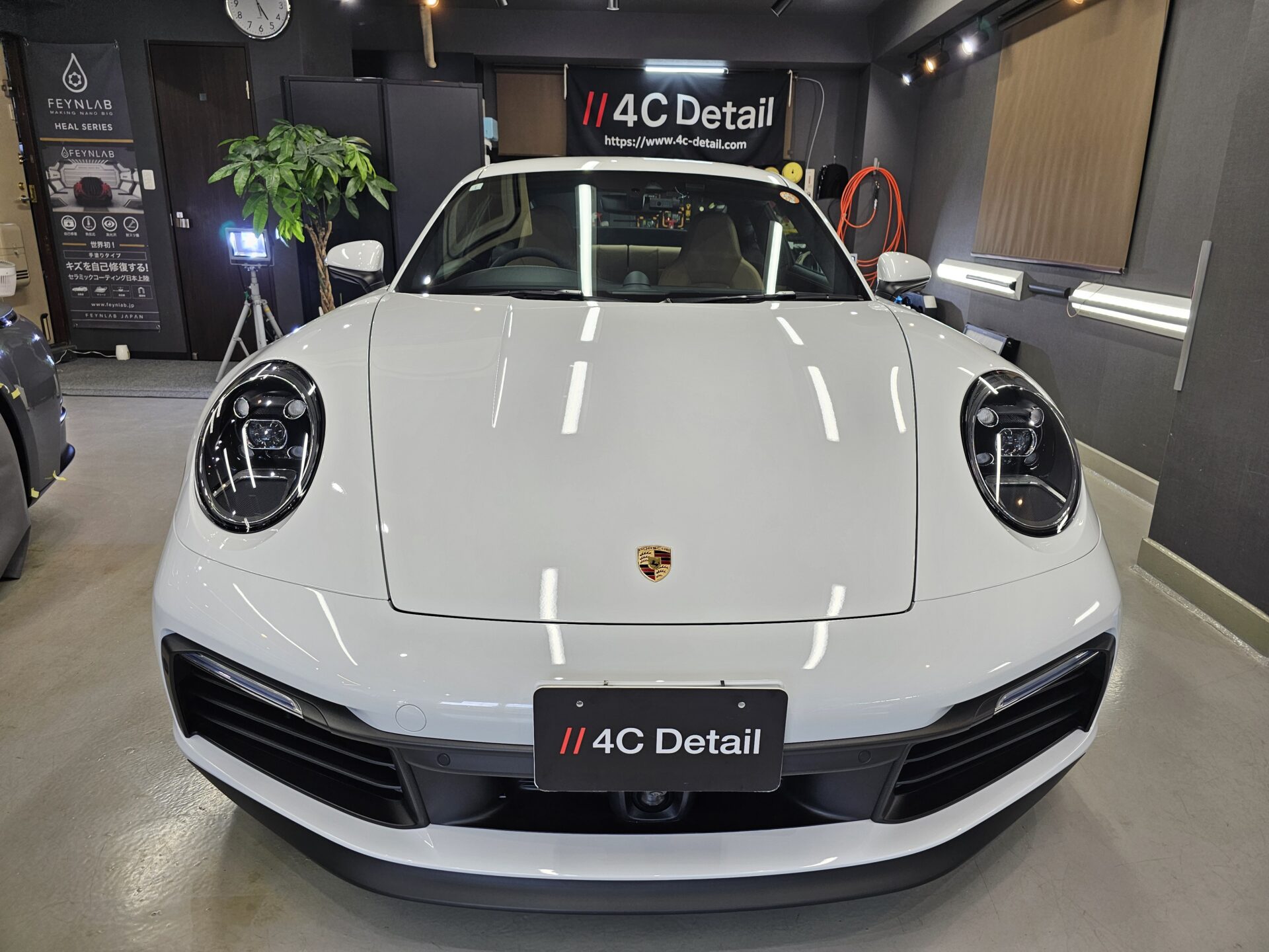 ポルシェ911カレラS(992.1)　GTECHNIQクリスタルセラムBLACK