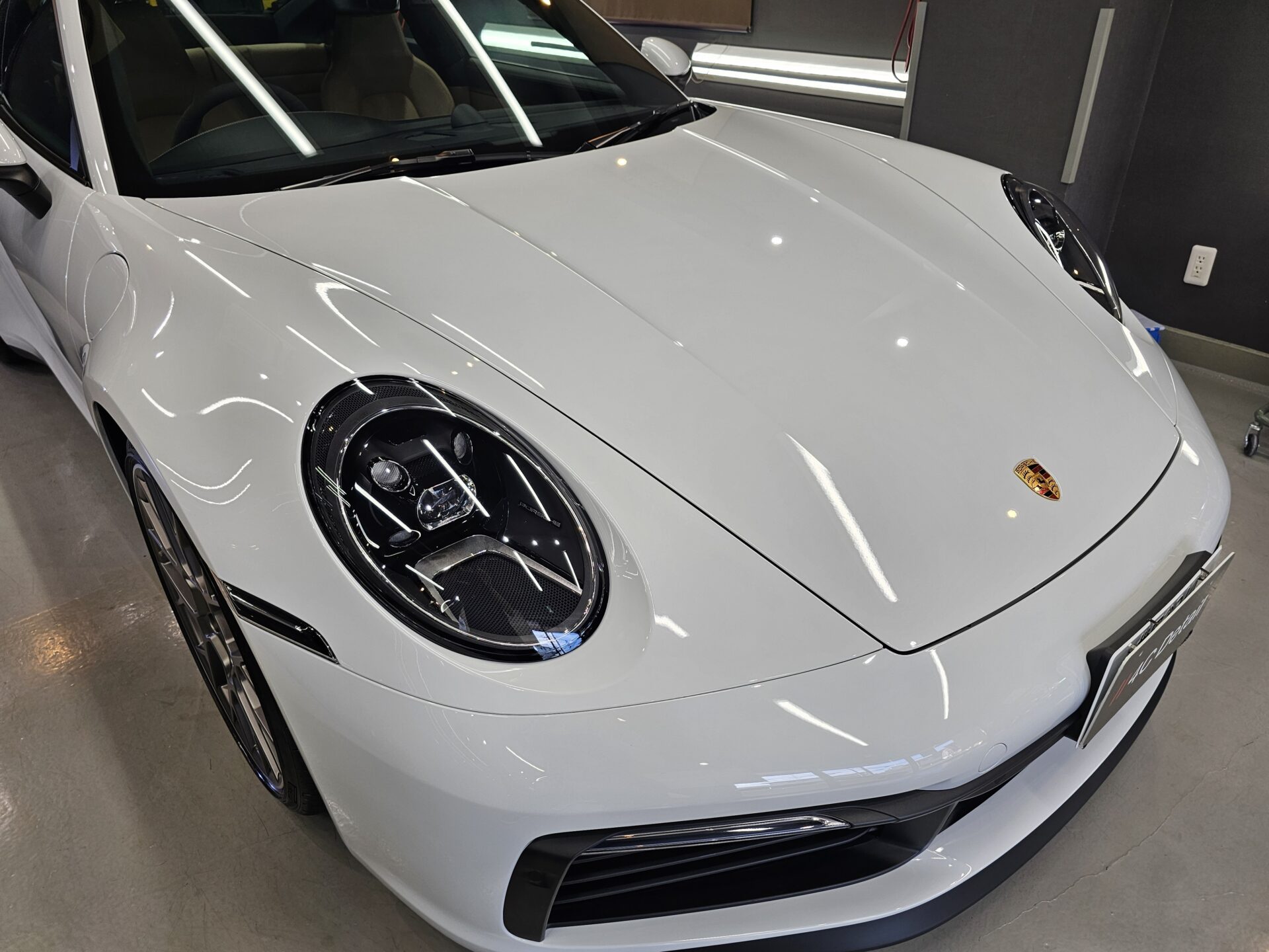 ポルシェ911カレラS(992.1)　GTECHNIQセラミックコーティング艶