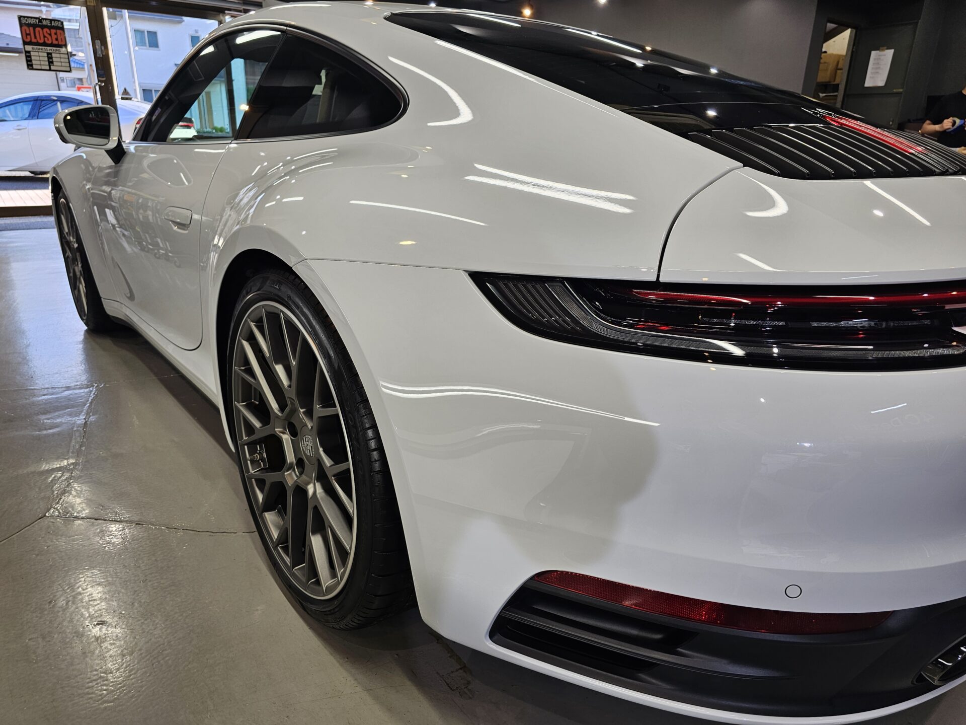 ポルシェ911カレラS(992.1)　ガラスコーティング セラミックコーティング