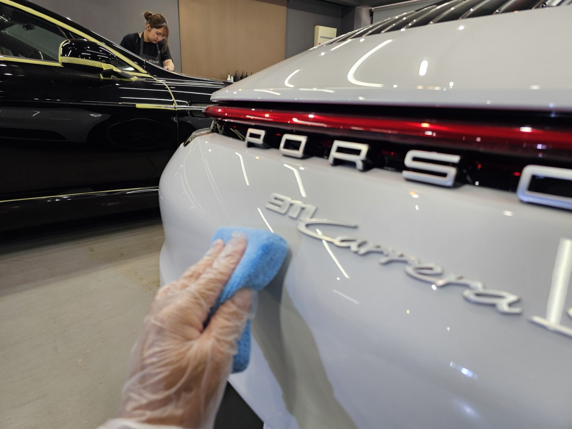 ポルシェ911カレラS(992.1)　ジーテクニックセラミックコート塗布