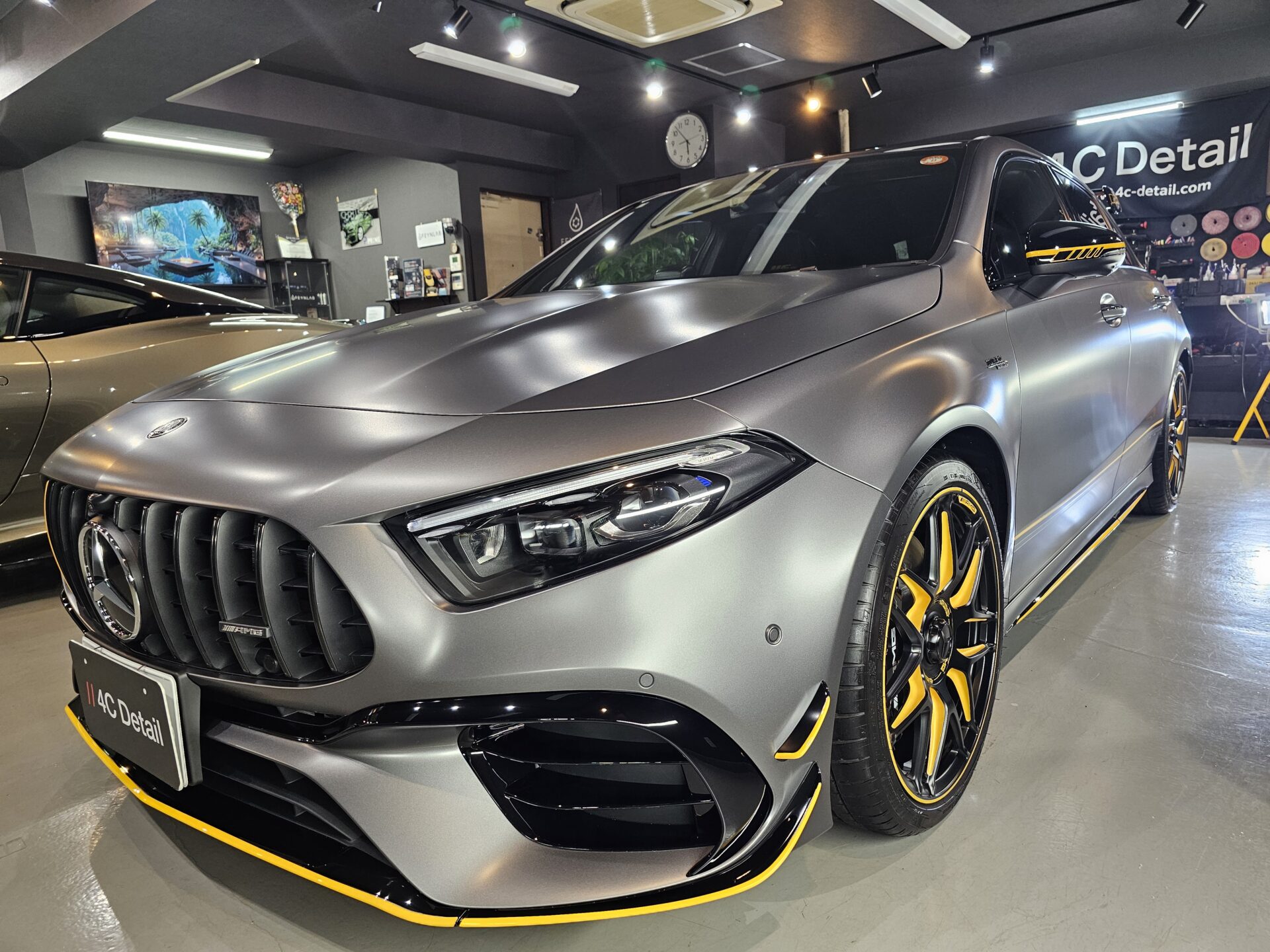 新車メルセデスAMG A45Sファイナルエディション XPELステルスフルプロテクションフィルム施工 東京都町田市