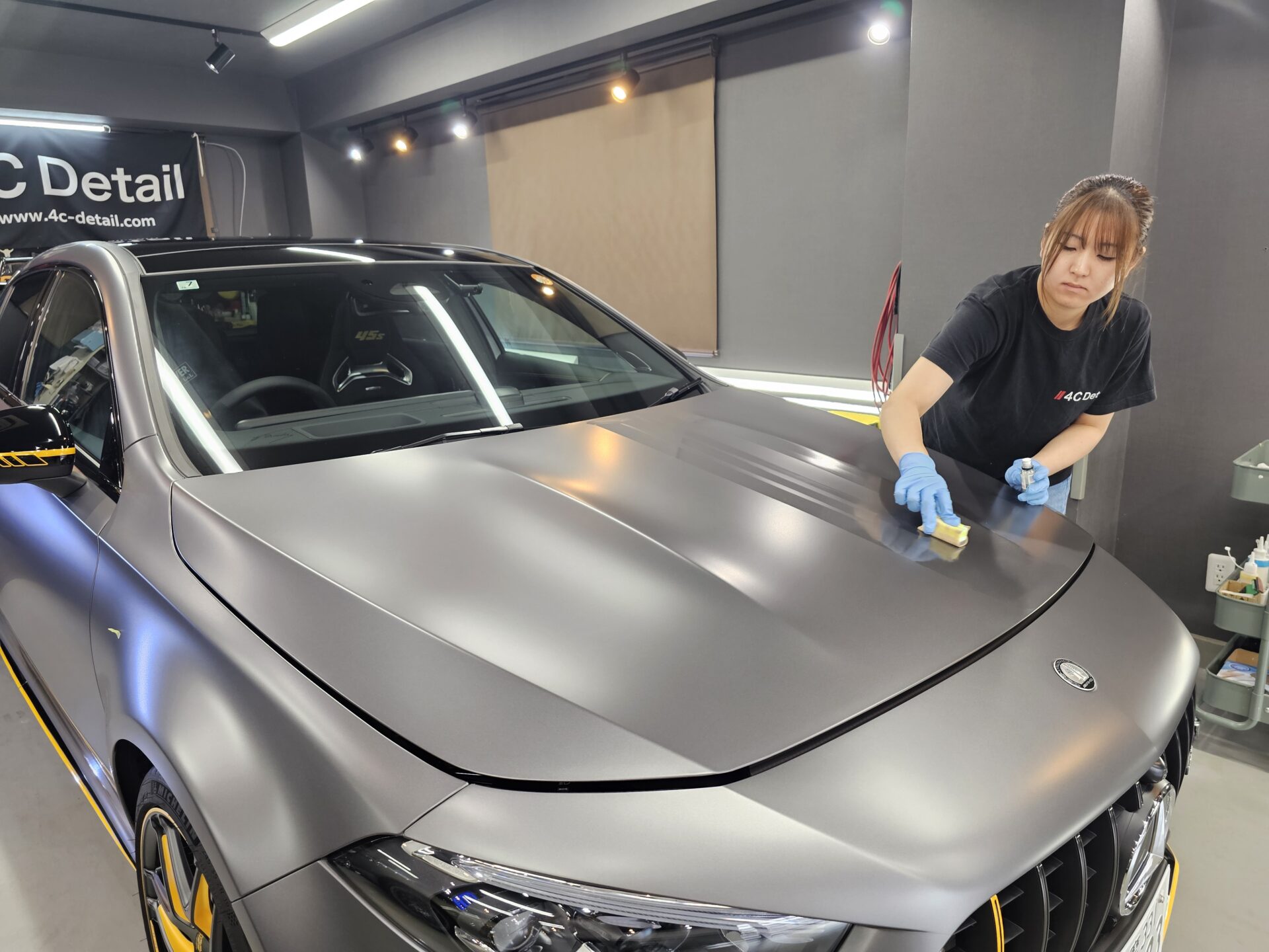 メルセデスAMG A45ファイナルエディション XPELステルスフルプロテクション FEYNLAB PPFセラミックコーティング