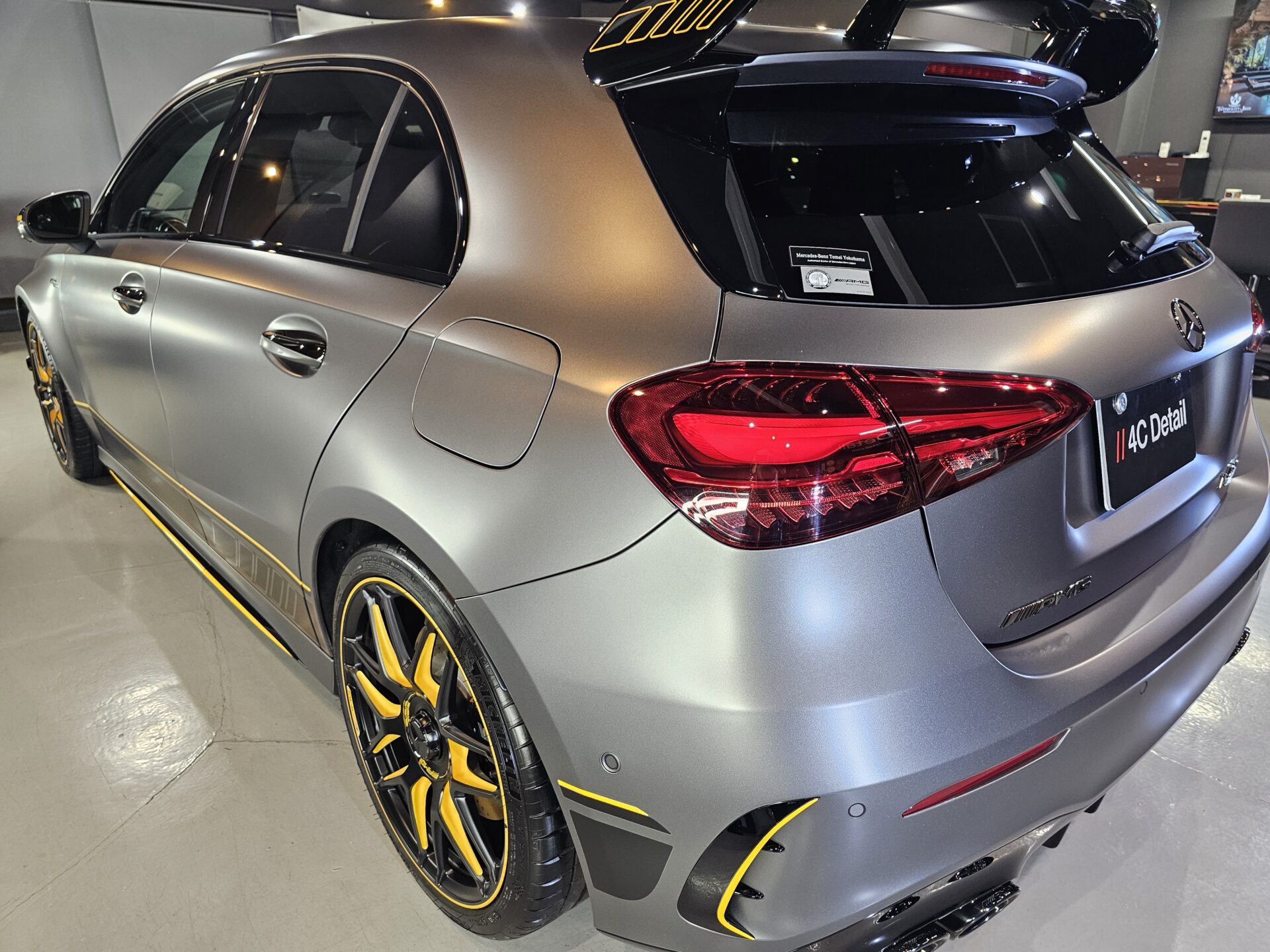 メルセデスAMG A45ファイナルエディション XPELステルスフルプロテクション マット塗装保護フィルム