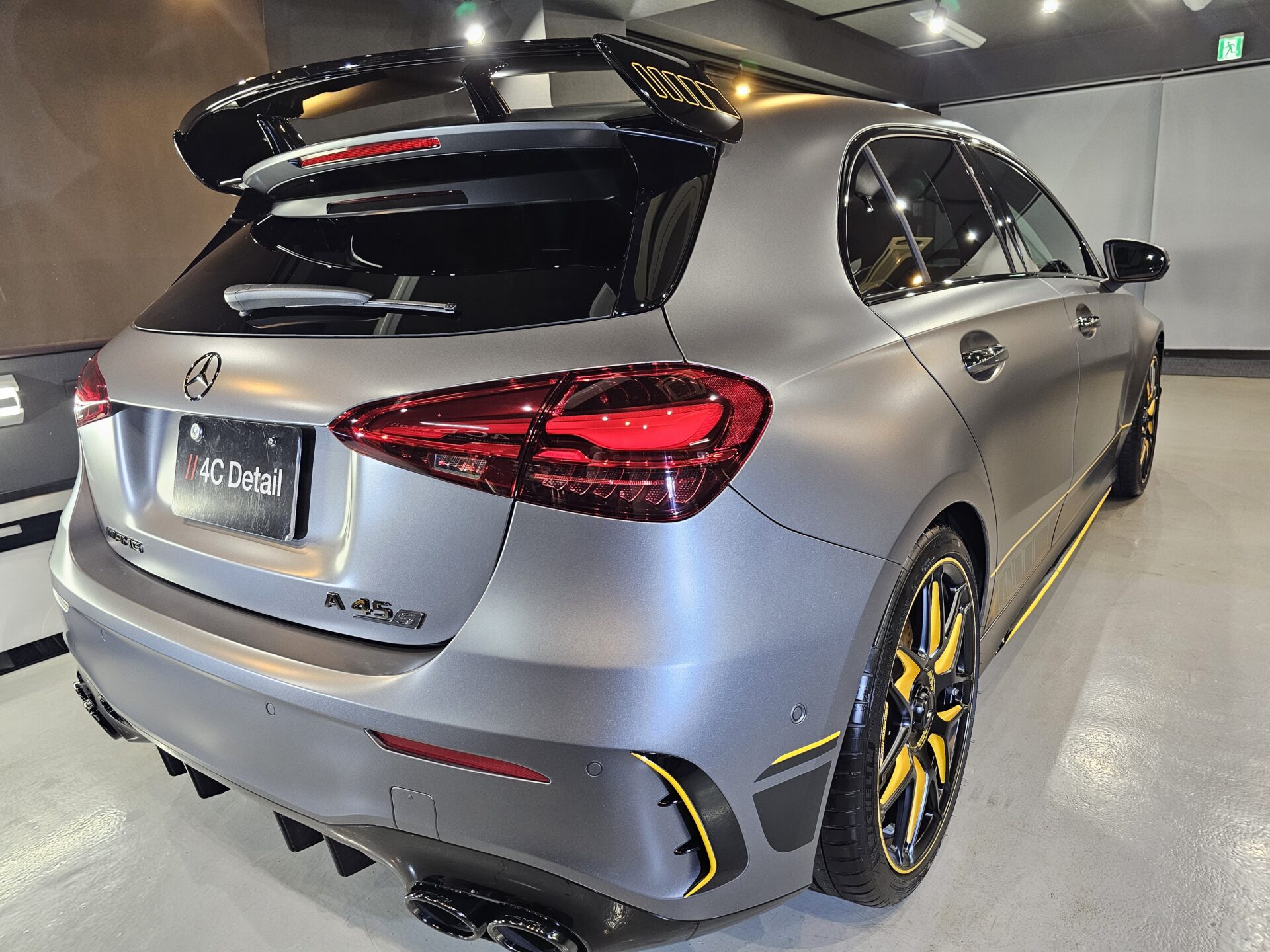 メルセデスAMG A45ファイナルエディション XPELステルスフルプロテクション ラッピング マットブラック