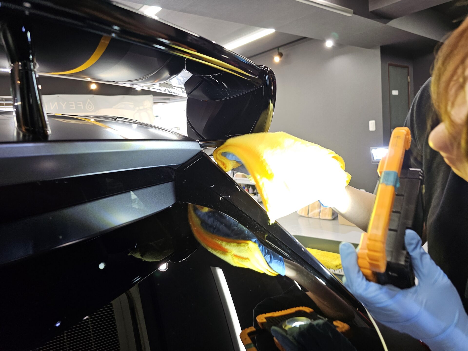 メルセデスAMG A45ファイナルエディション XPELステルスフルプロテクション 細部クリーニング