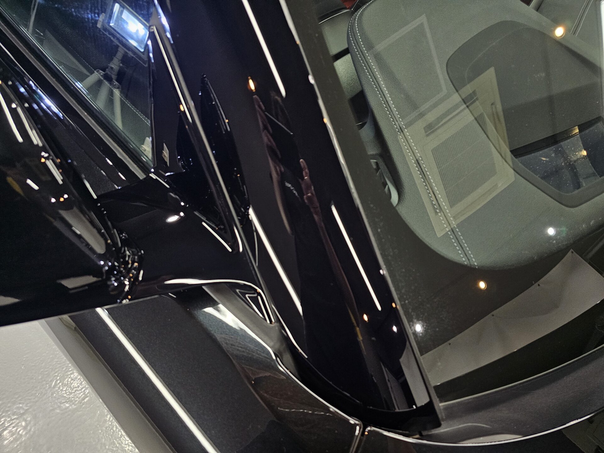 BMW Z4 XPEL STELTH PPF マットプロテクションフィルム 下地処理後ミラー周辺