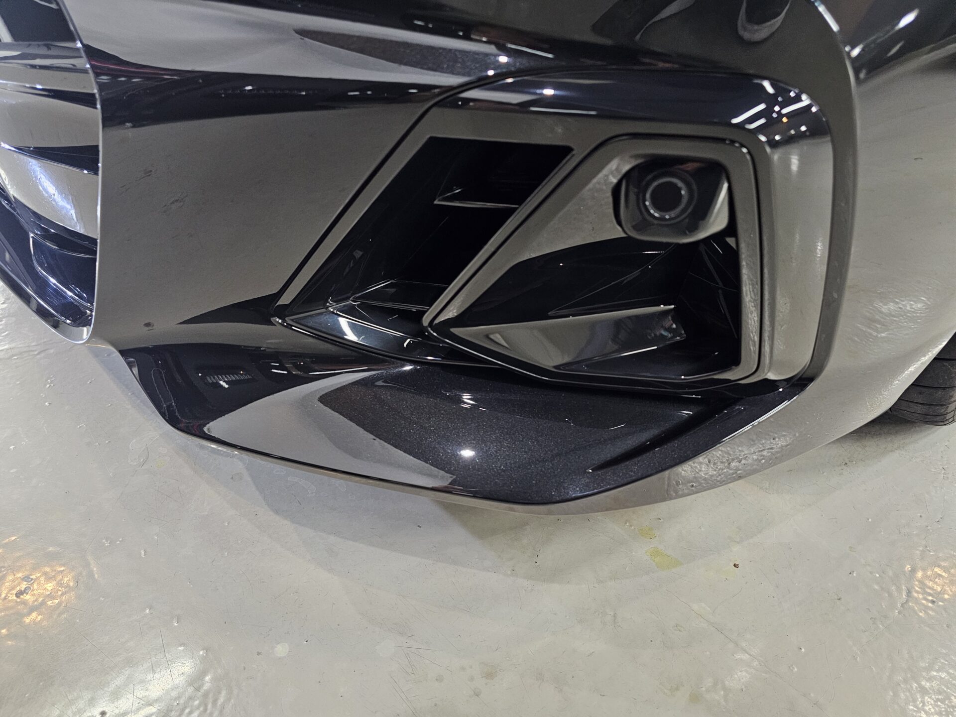 BMW Z4 XPEL STELTH PPF マットプロテクションフィルム 下地処理後細部