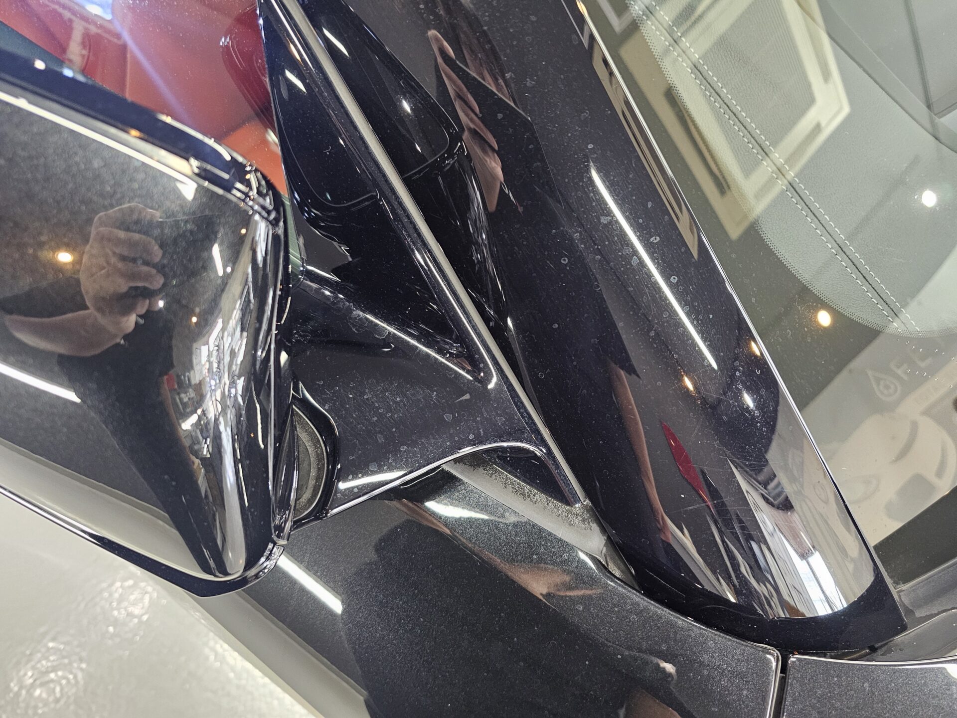 BMW Z4 XPEL STELTH PPF マットプロテクションフィルム 施工前細部シミ