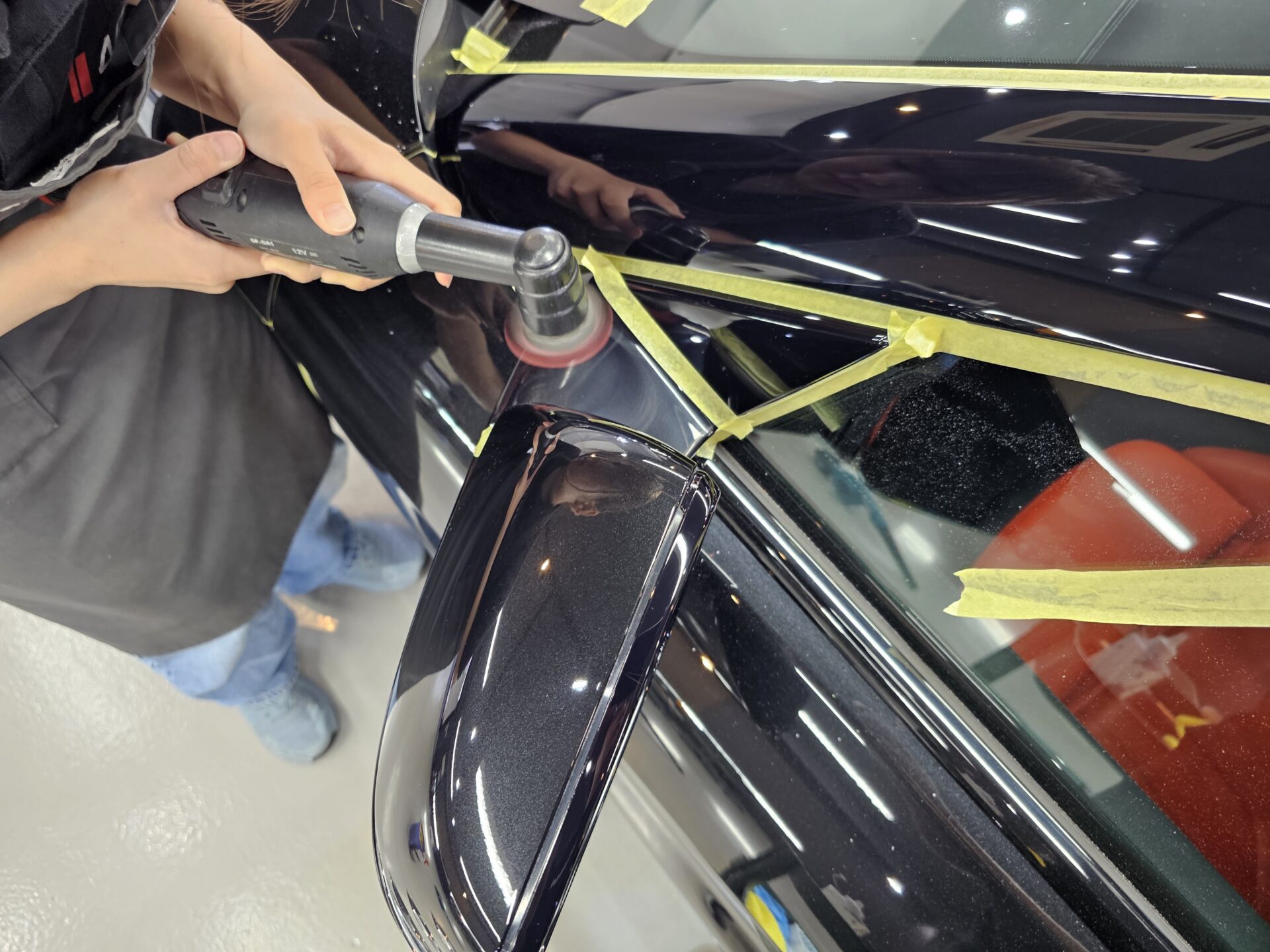 BMW Z4 XPEL STELTH PPF マットプロテクションフィルム 施工前細部磨き