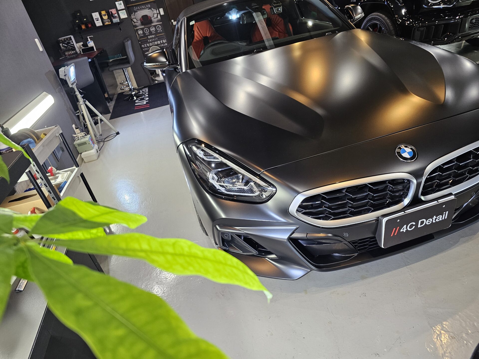 BMW Z4 XPEL STELTH PPF マットプロテクションフィルム 施工後マットカラー化