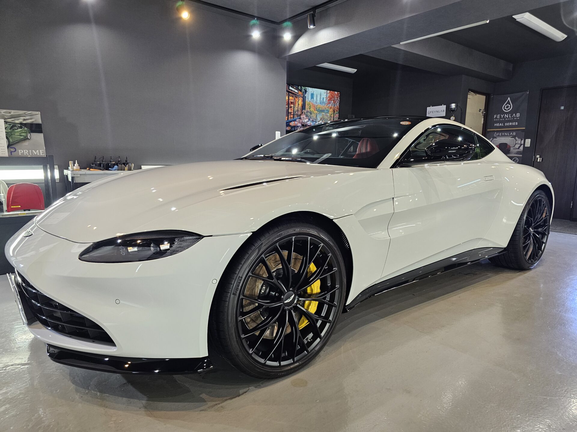 2022年式アストンマーチン・ヴァンテージ GTECHNIQクリスタルセラムBLACKセラミックコーティング他 内外装フル施工 東京都中央区