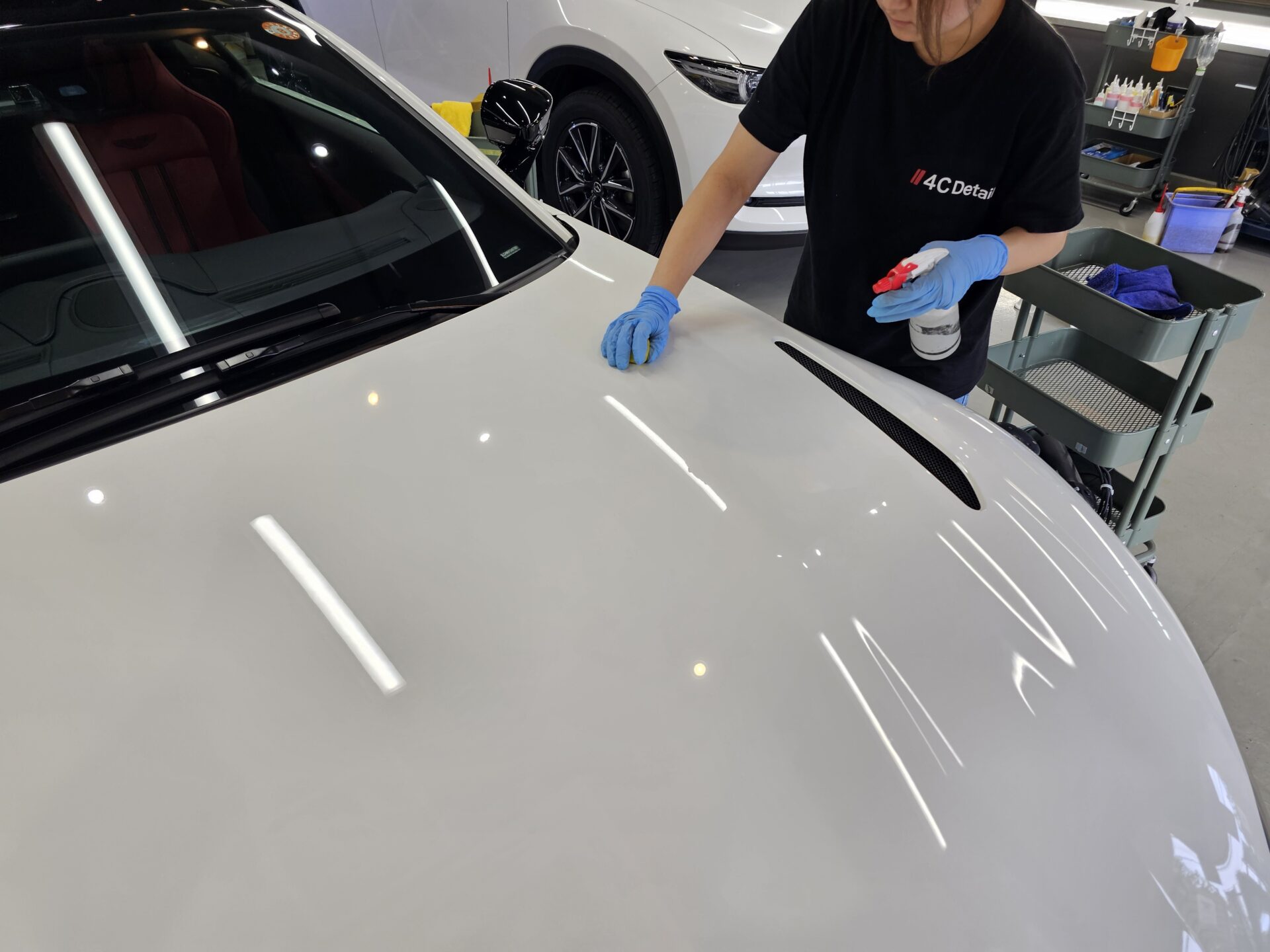 アストンマーチンヴァンテージ 鉄粉除去