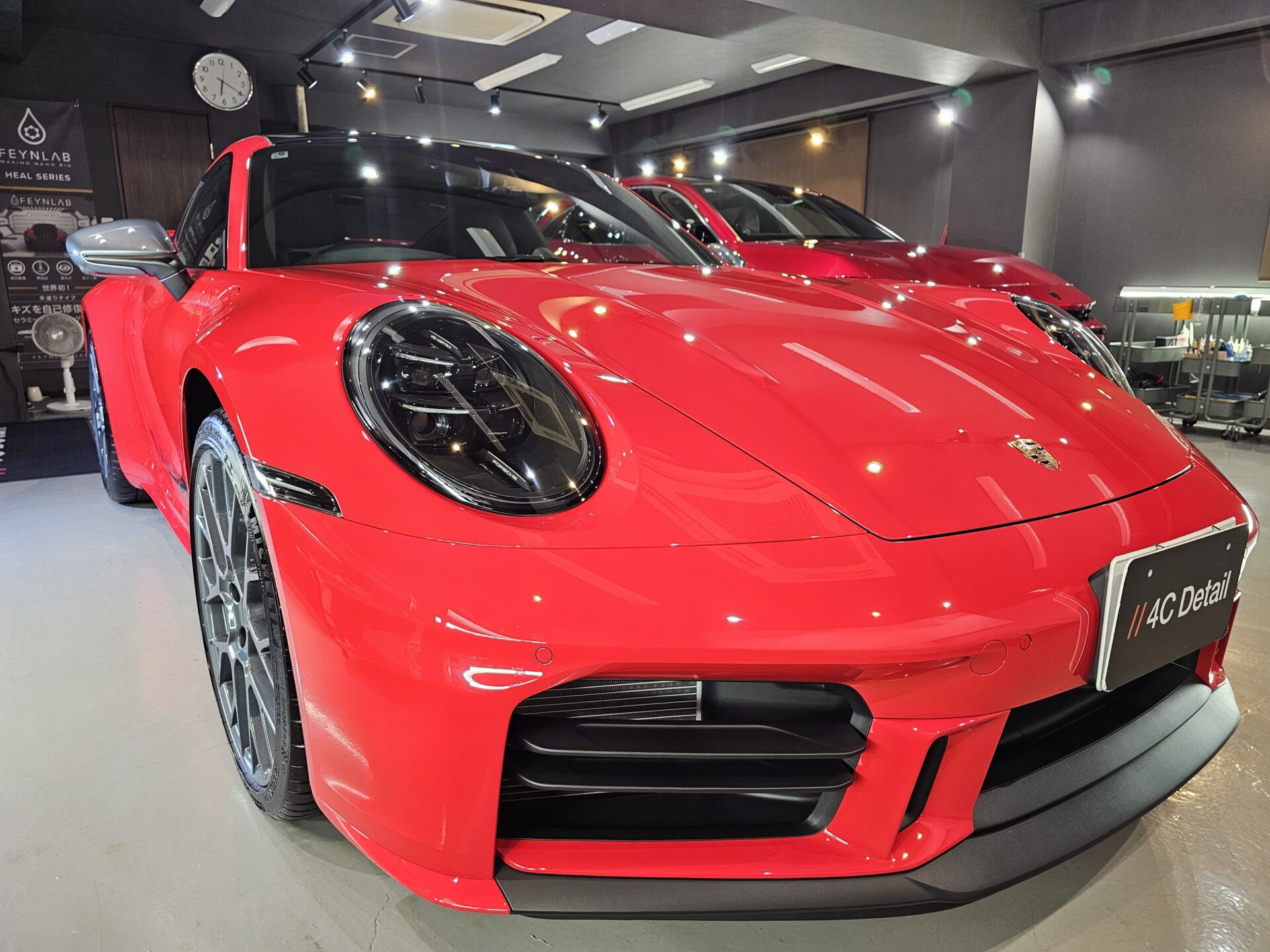 ポルシェ911カレラT 992.2 新車 FEYNLAB HEALPLUS セラミックコーティング