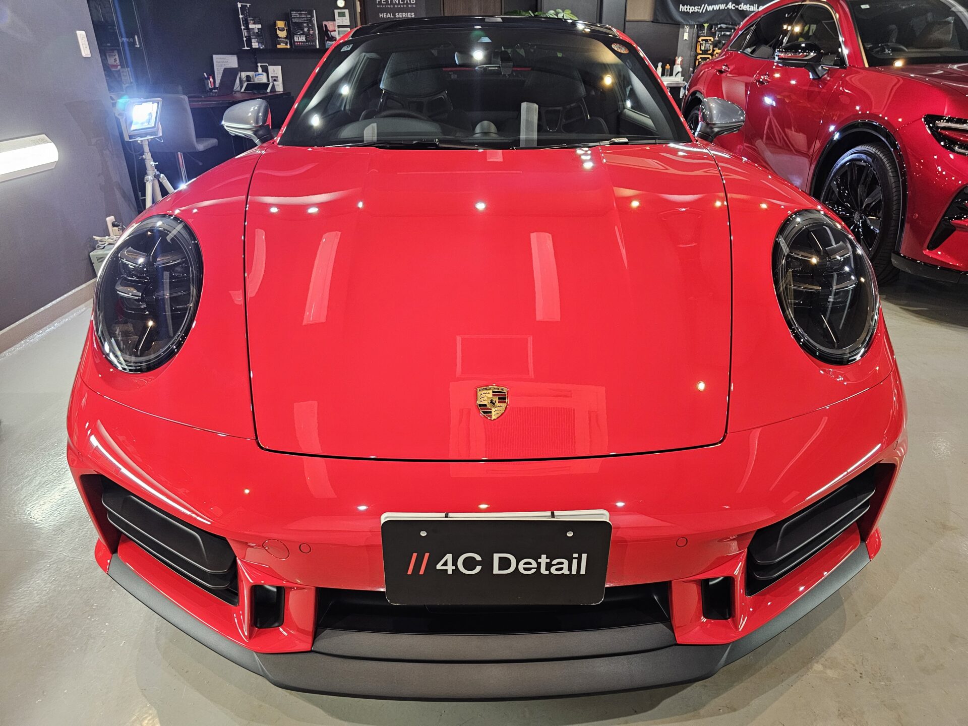 ポルシェ911カレラT 992.2 新車 FEYNLABヒールプラスセラミックコーティング 内外装フル施工