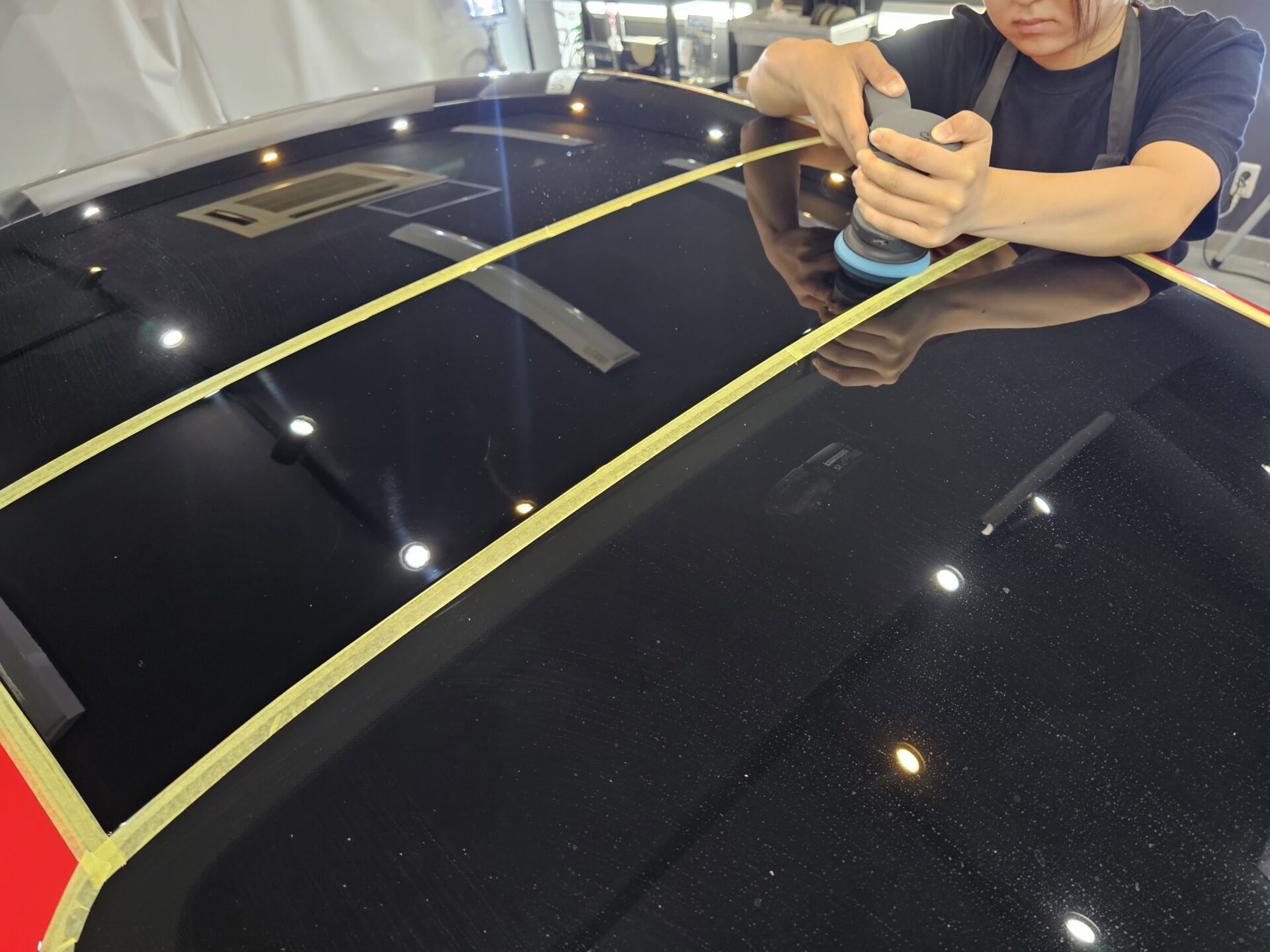 ポルシェ911カレラT 992.2 新車 ソリッドブラック磨き