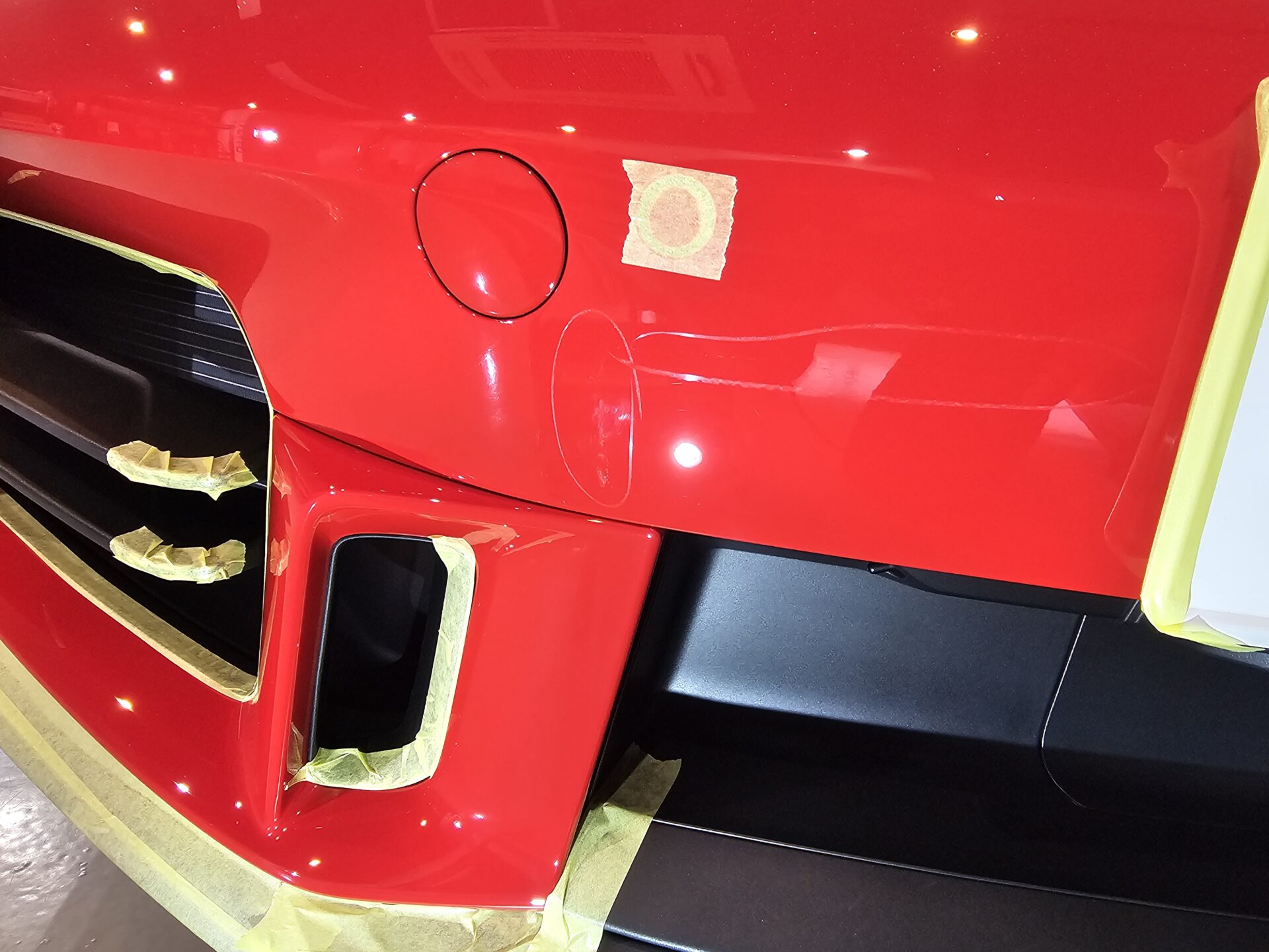 ポルシェ911カレラT 992.2 新車 プロテクター跡