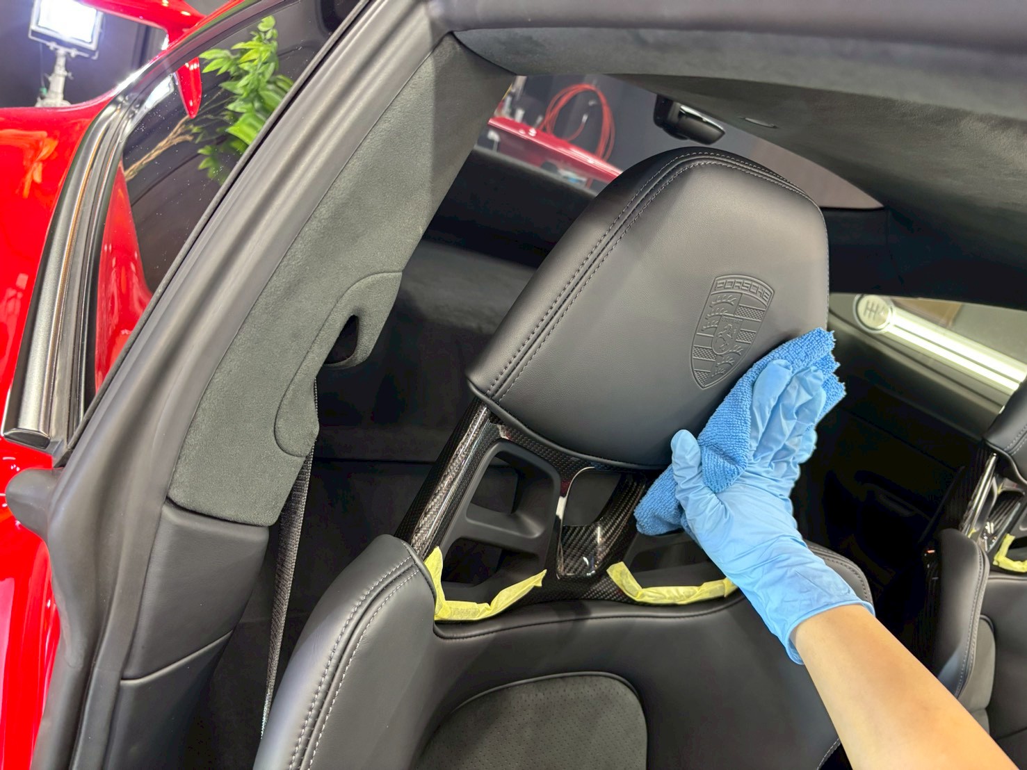 ポルシェ911カレラT 992.2 新車 レザーコーティング