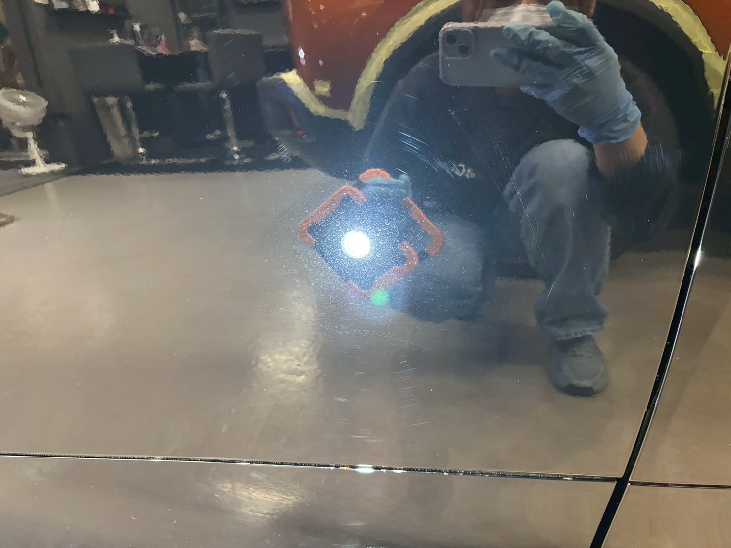 トヨタヴェルファイア40系 新車スケール付着