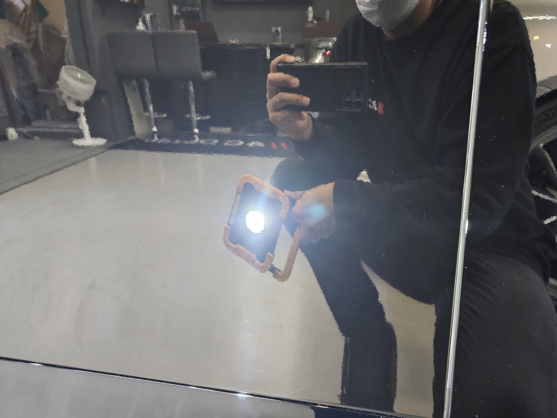 トヨタヴェルファイア40系 新車洗車傷除去