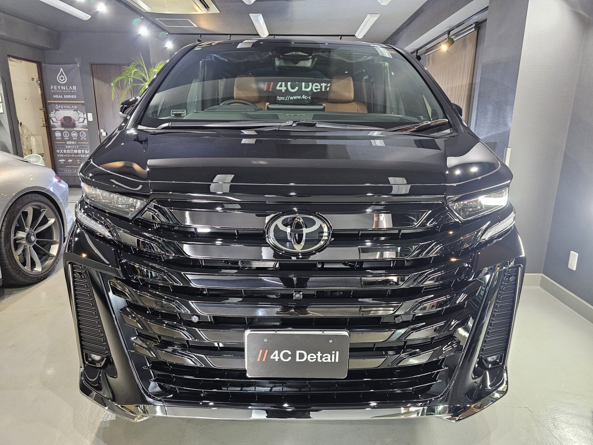 トヨタヴェルファイア40系 セラミックコーティング ガラスコーティング