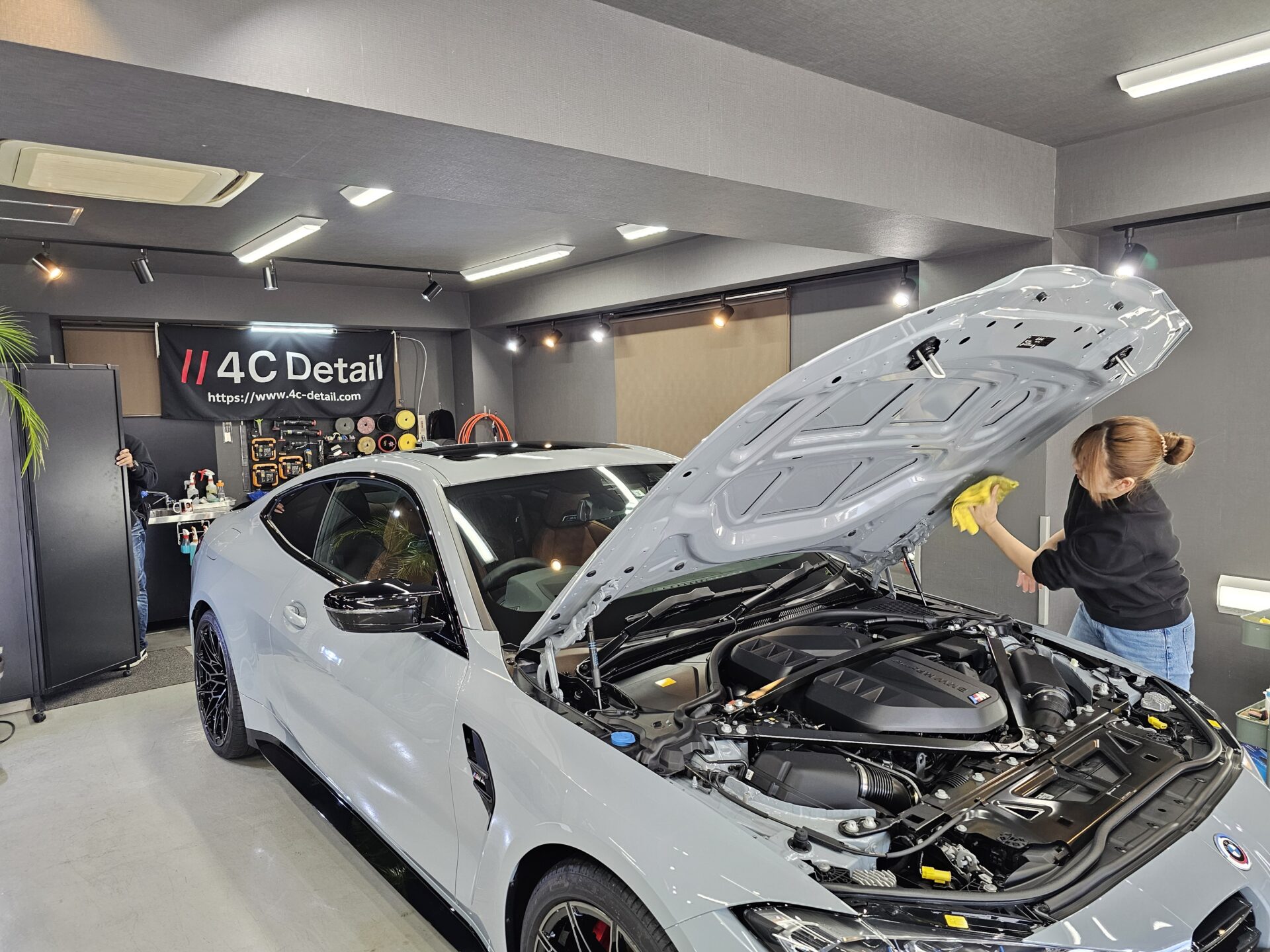 BMW M4(G82)individualブルックリングレー 洗車