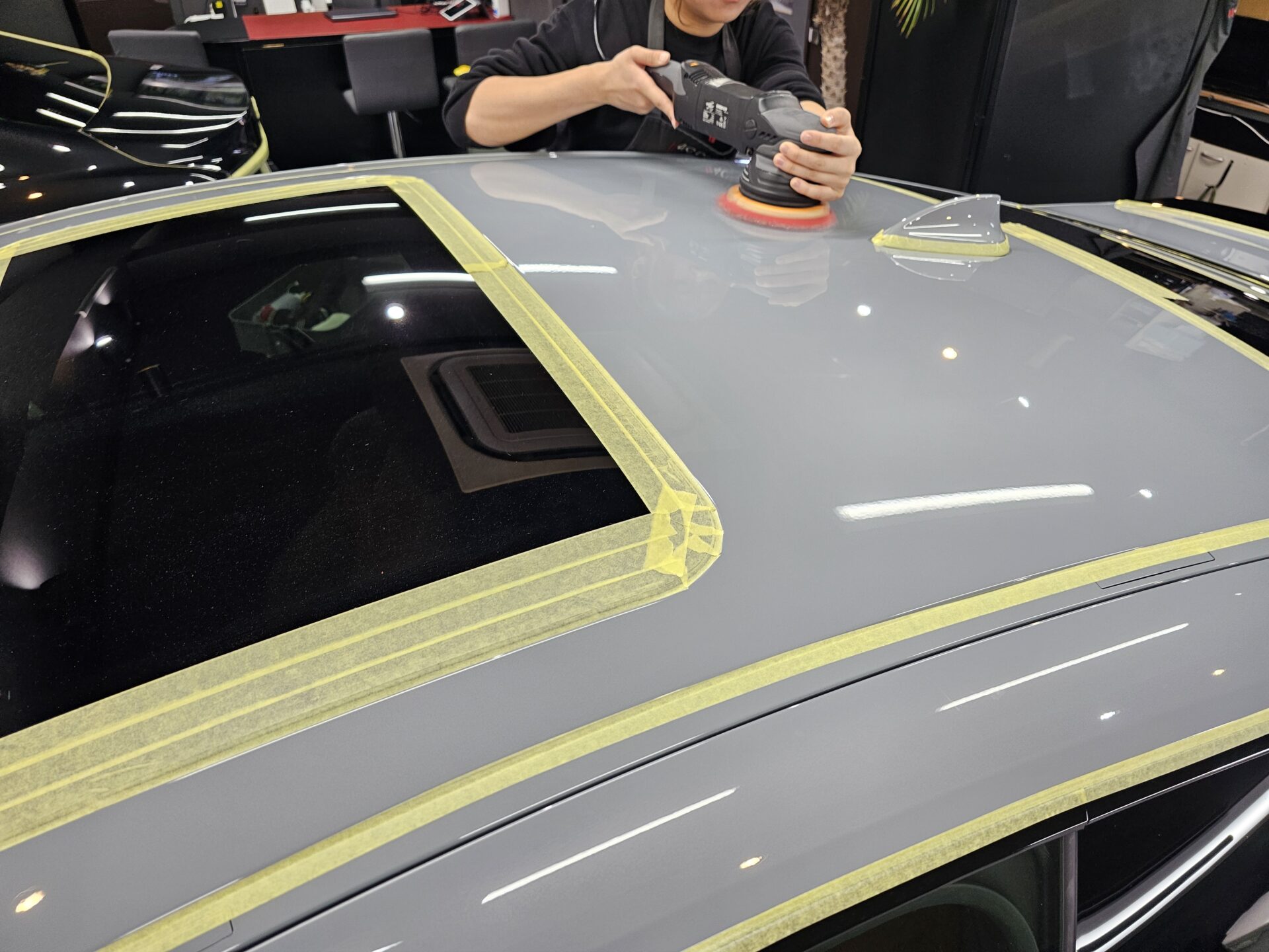 BMW M4(G82)individualブルックリングレー 研磨 下地処理