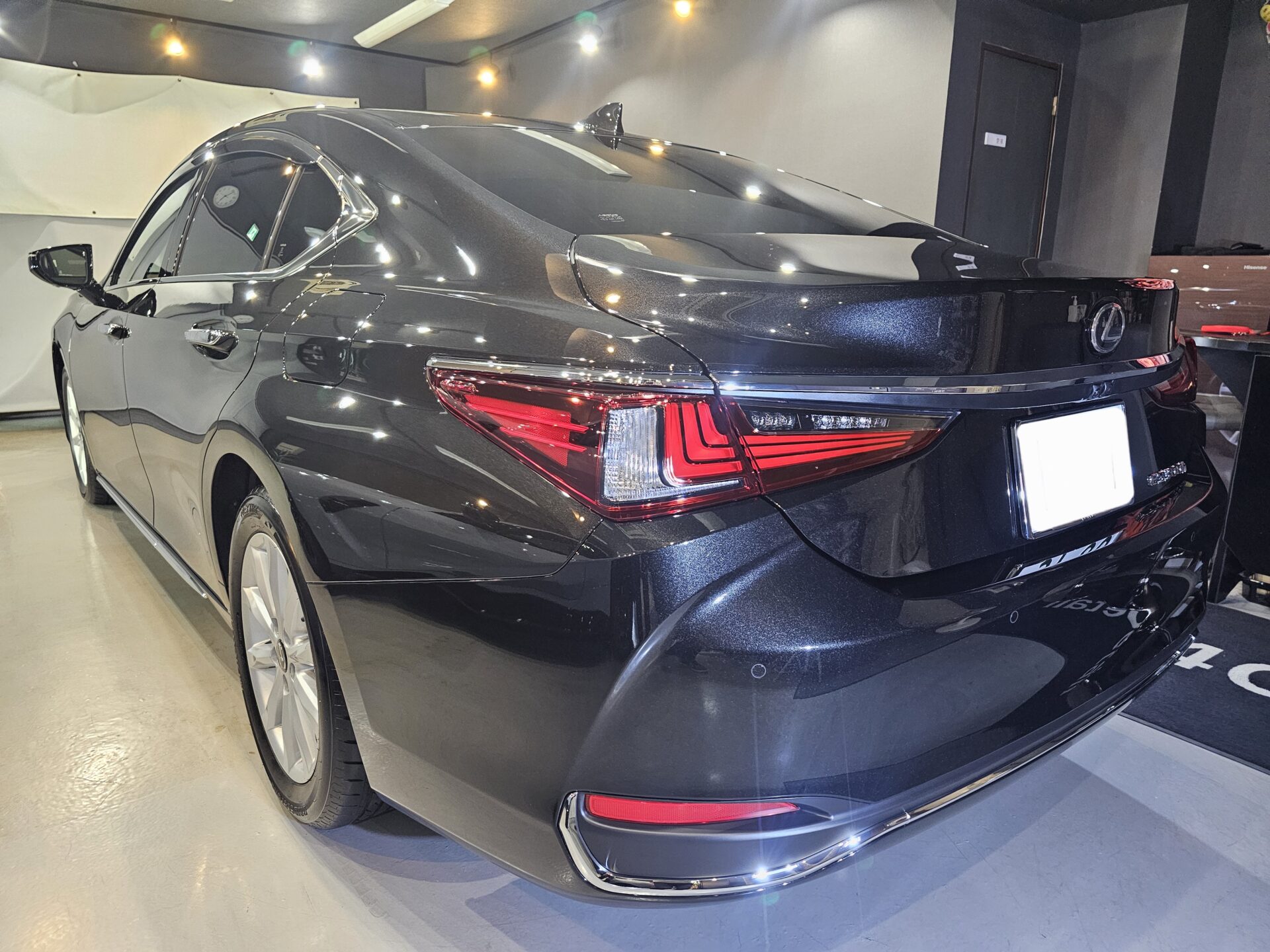 レクサスES300h 新車 セラミックコーティング艶