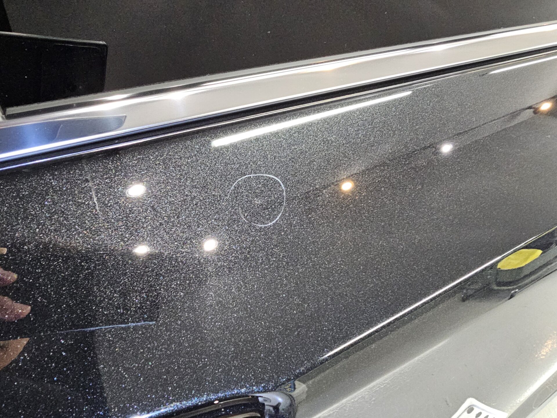 レクサスES300h 新車 付着物