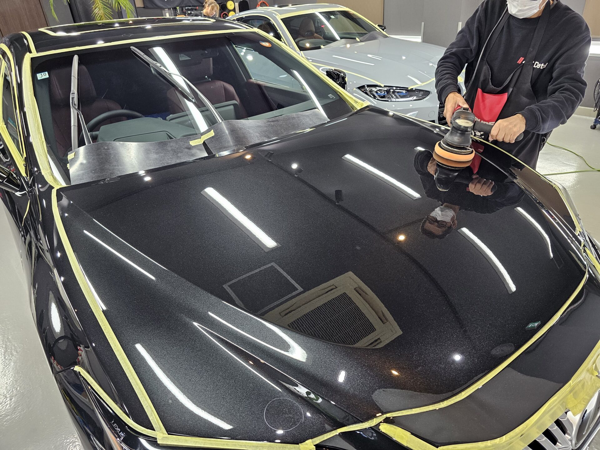 レクサスES300h 新車 磨き 下地処理