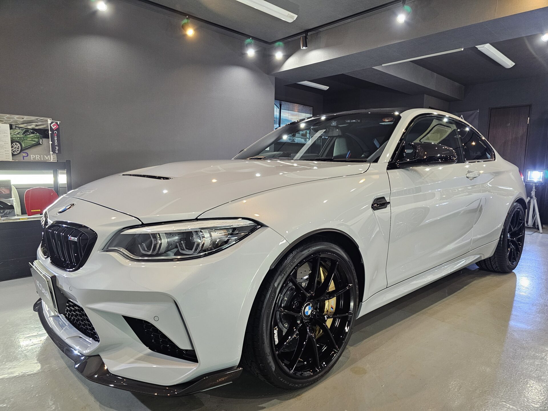 2021年式BMW M2CS(F87) GTECHNIQセラミックコーティング&XPELプロテクションフィルム施工他 横浜市港南区