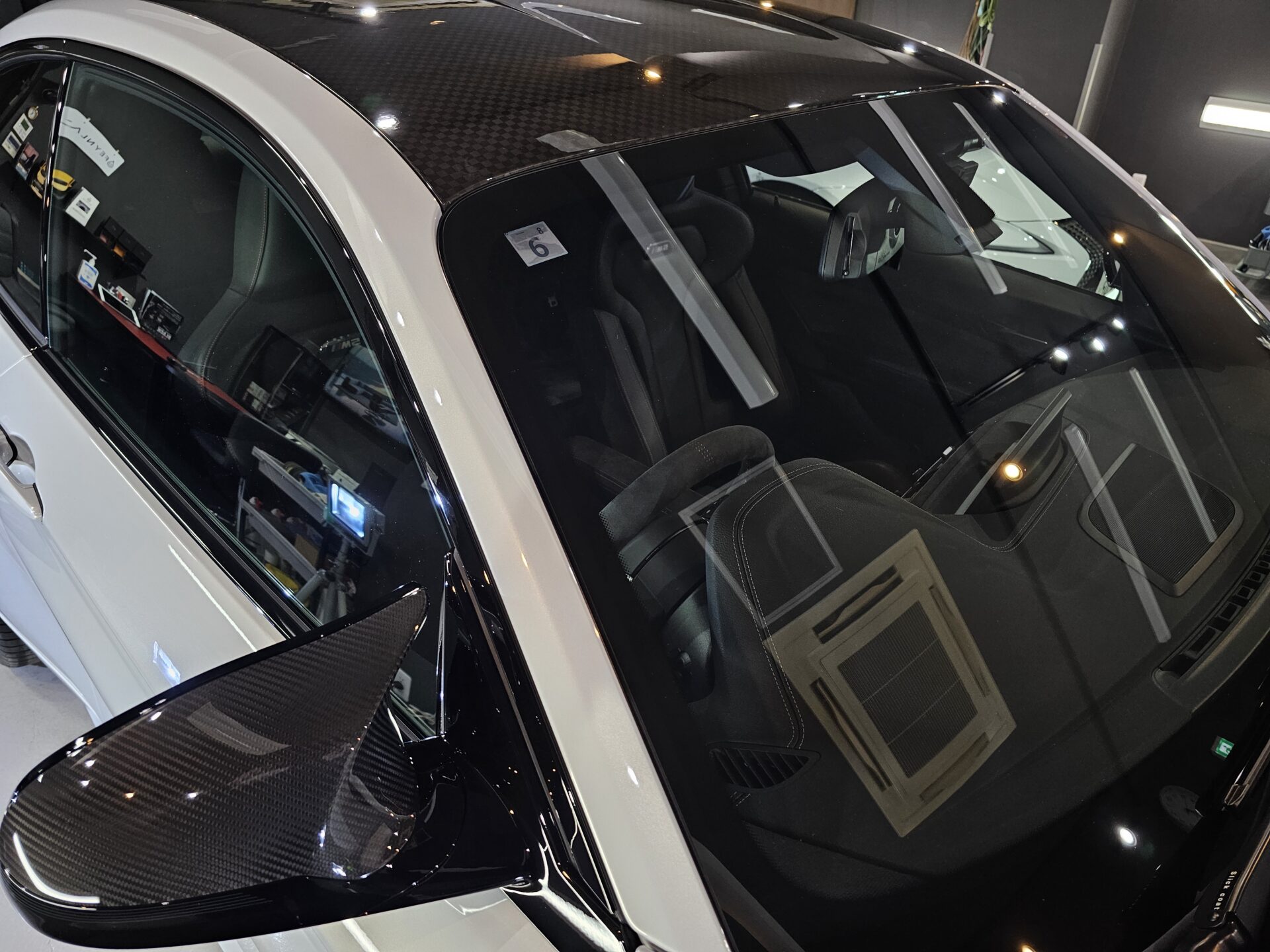 BMW M2CS(F87) 窓ガラス全面コーティング