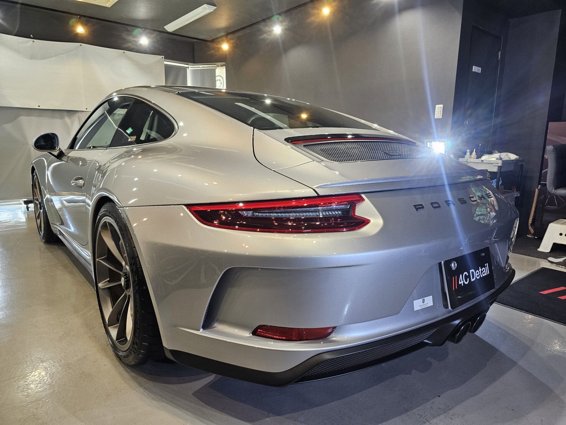 ポルシェ911GT3ツーリング(991) GTECHNIQクリスタルセラムブラックセラミックコーティング