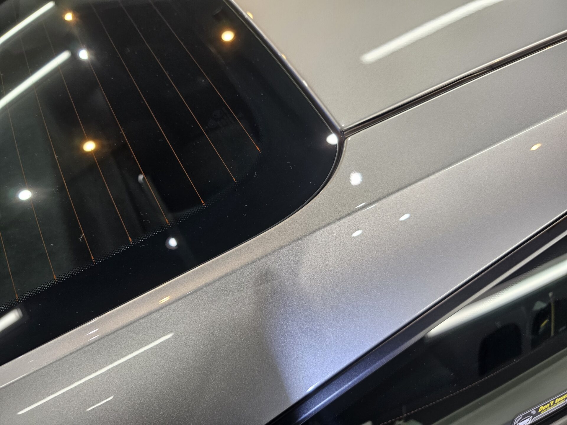 ポルシェ911GT3ツーリング(991) ゴム周り仕上がり