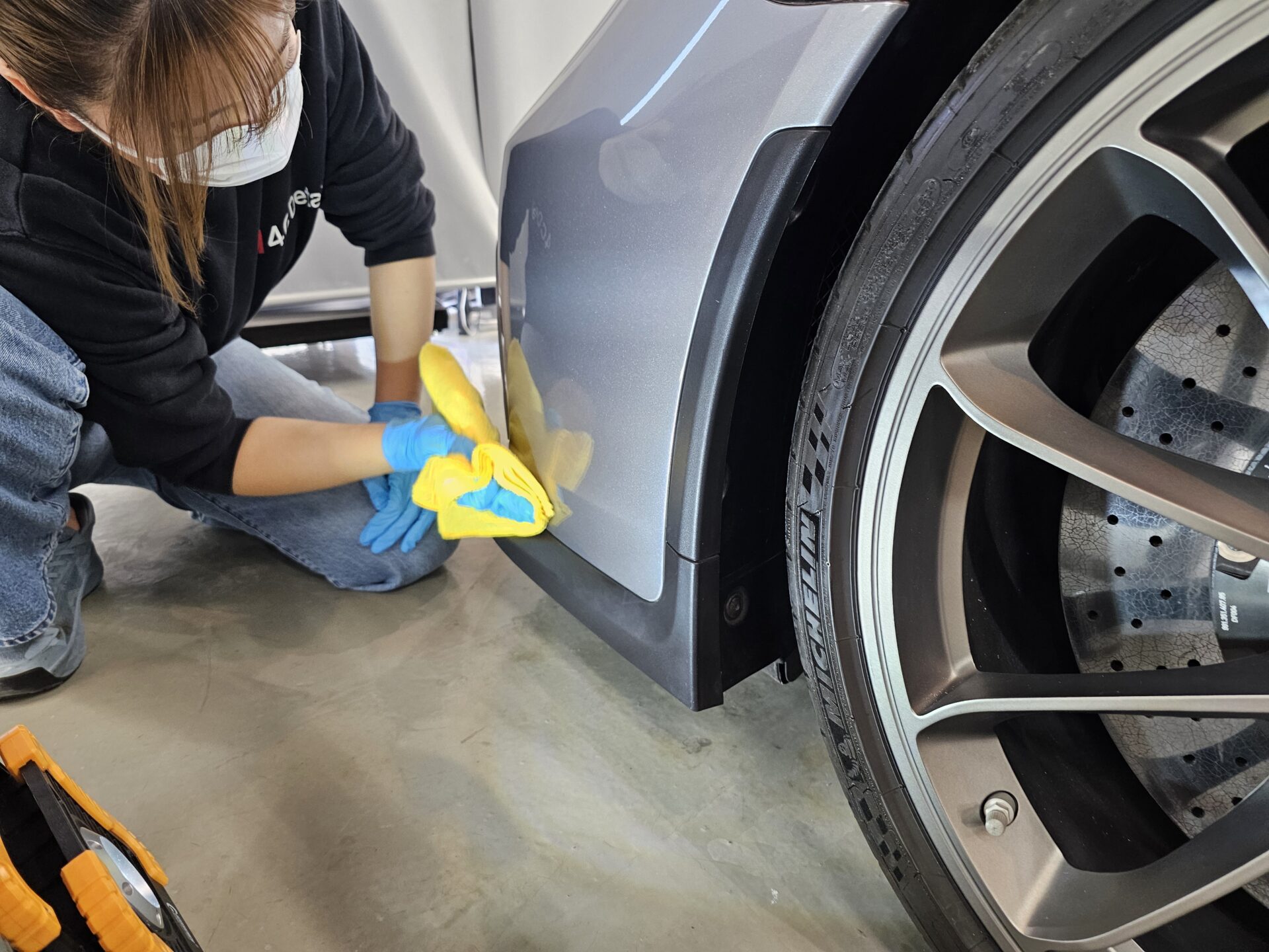 ポルシェ911GT3ツーリング(991) セラミックコーティング細部まで