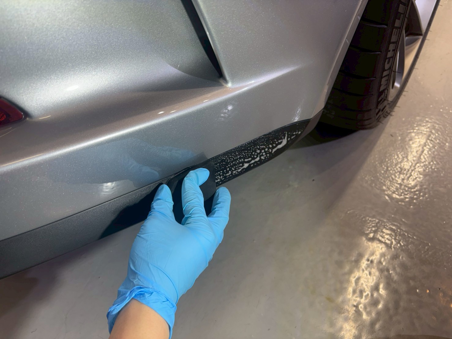 ポルシェ911GT3ツーリング(991) 未塗装樹脂クリーニング