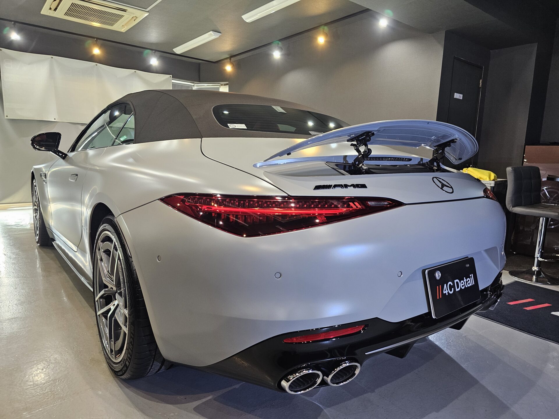 メルセデスベンツAMG SL43 アルペングレー XPEL FEYNLAB カーディテイリング