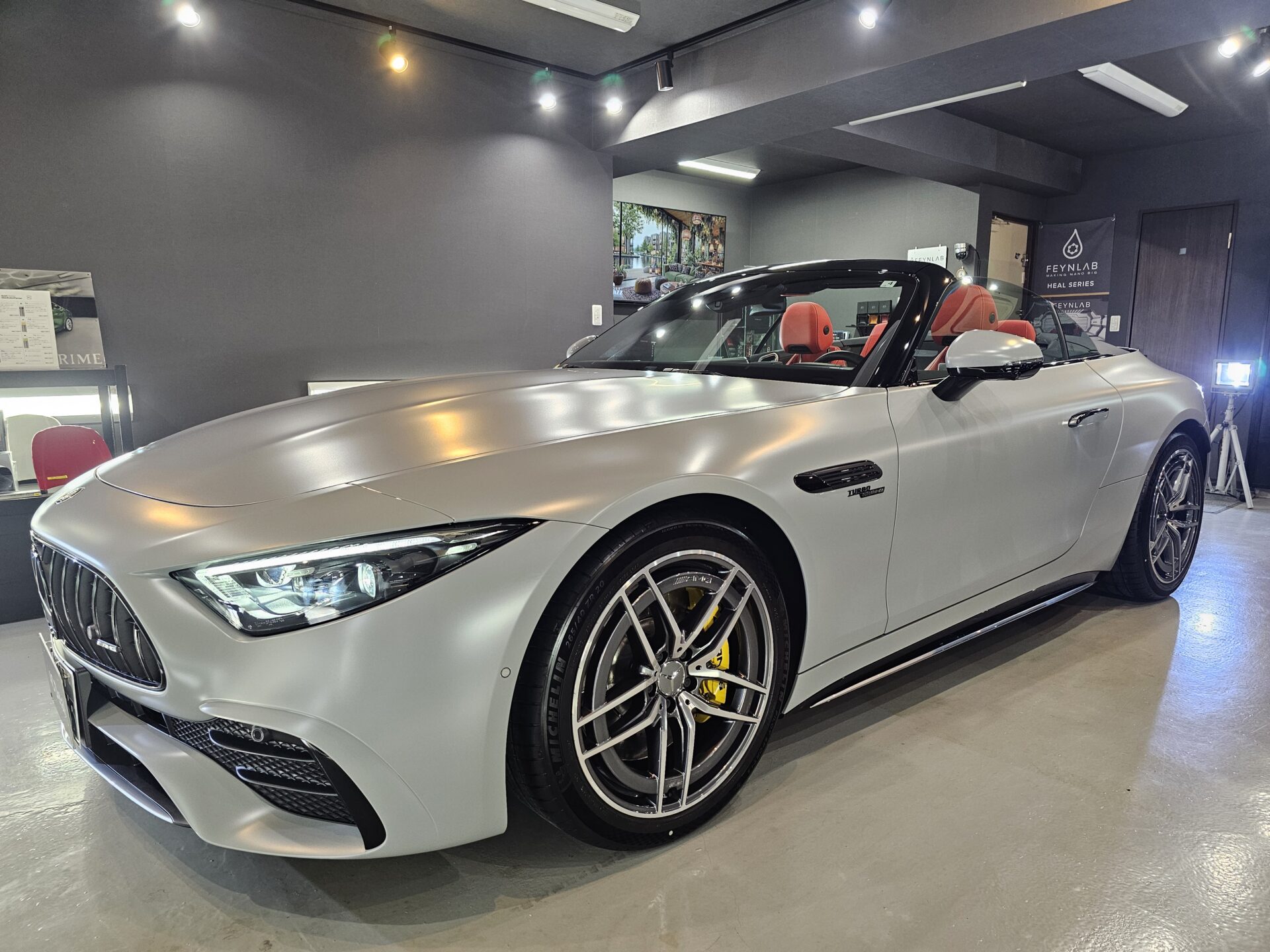 2025年式メルセデスAMG SL43 XPELステルスフルプロテクション&内外装フルコーティング施工 川崎市中原区