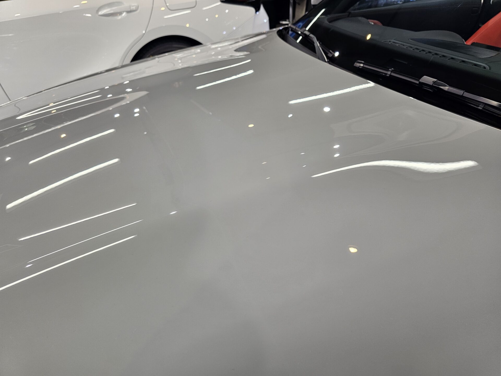 メルセデスベンツAMG SL43 アルペングレー しっかりとした下地処理