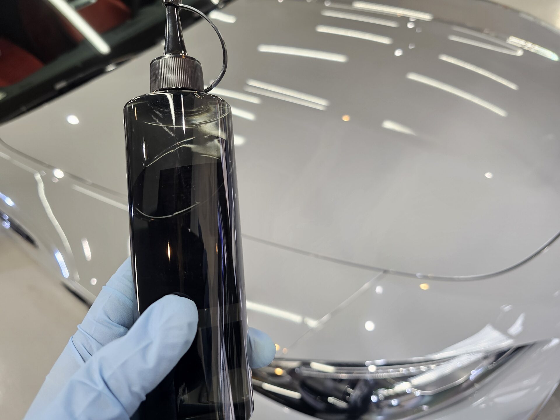 メルセデスベンツAMG SL43 アルペングレー スケール除去剤