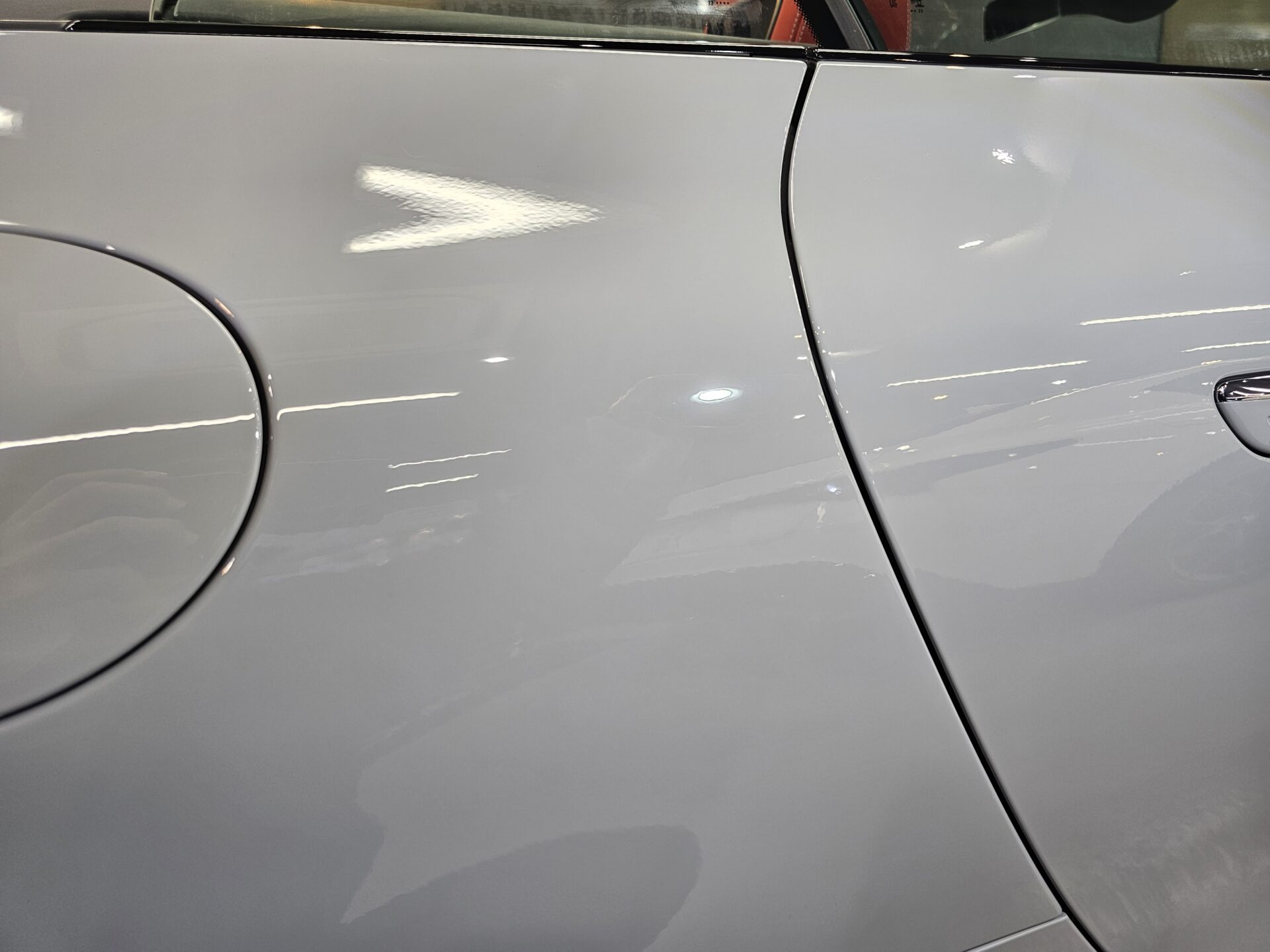 メルセデスベンツAMG SL43 アルペングレー バフ目除去