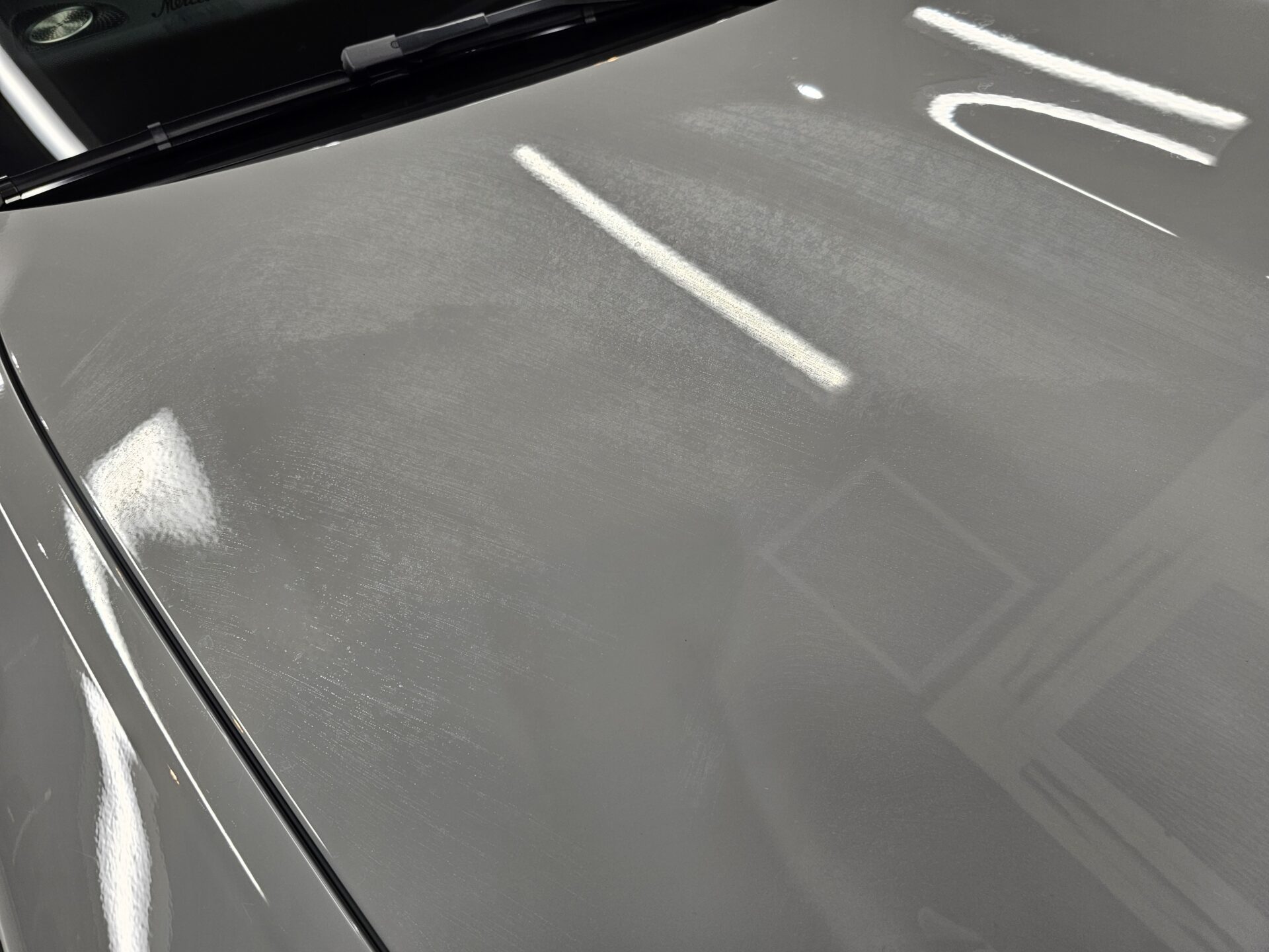 メルセデスベンツAMG SL43 アルペングレー 無機汚れ酸性反応