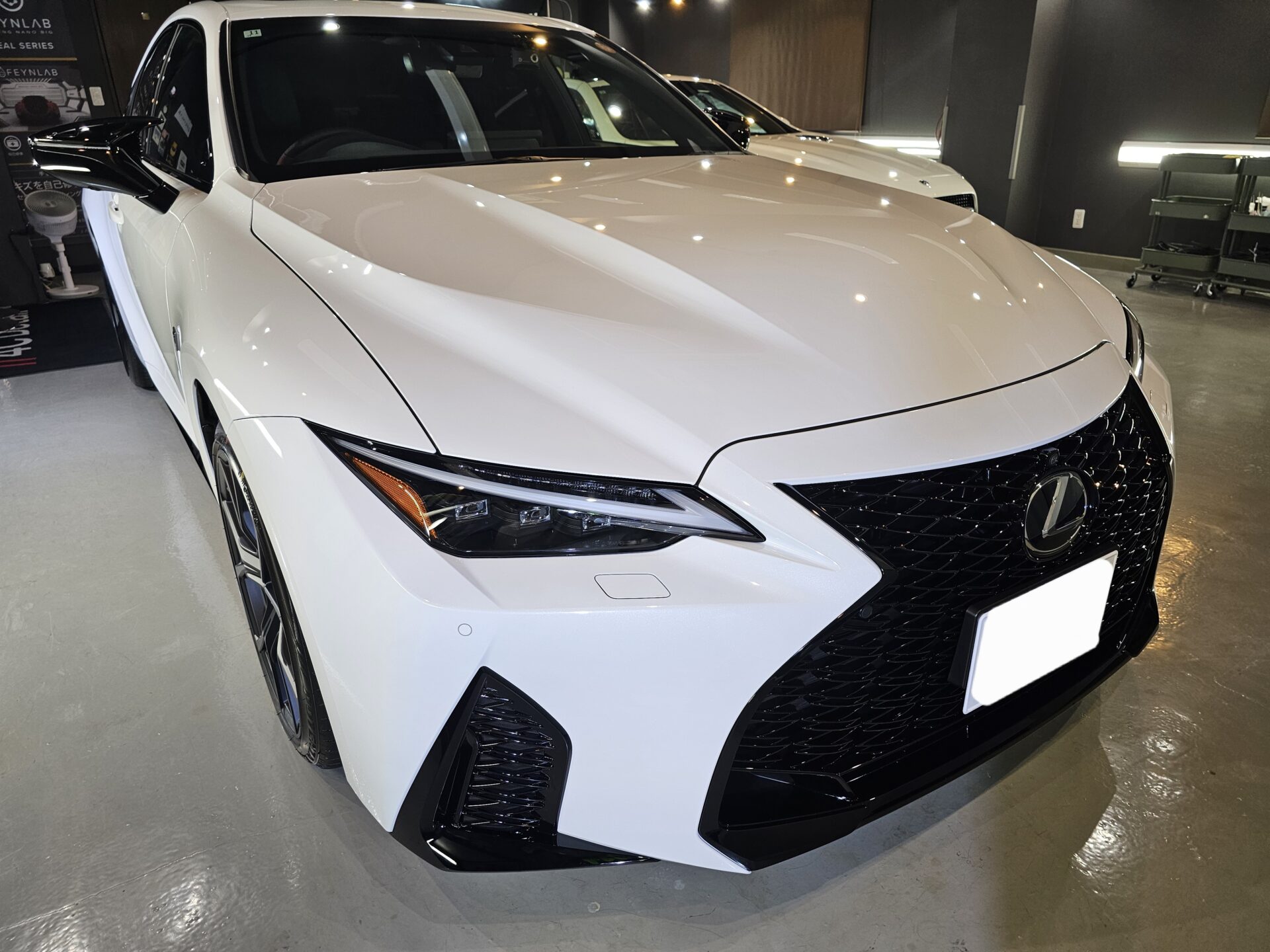 レクサスIS500クライマックスエディション GTECHNIQセラミックコーティング