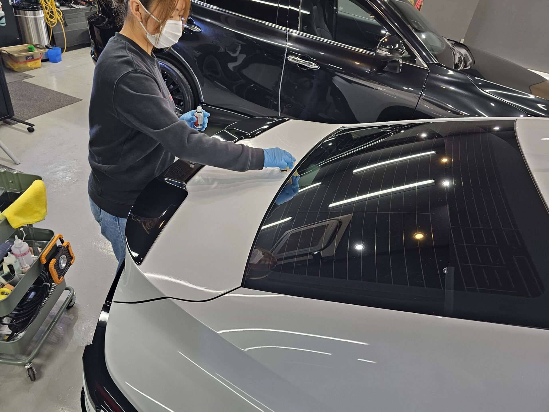 レクサスIS500クライマックスエディション ジーテクニックトップコート施工