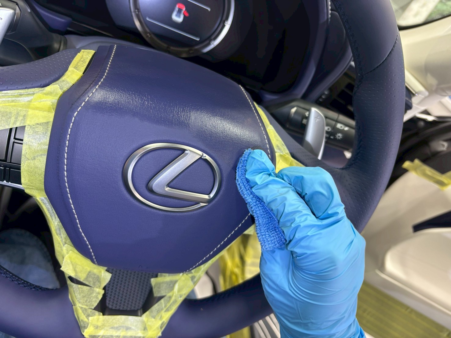 レクサスLC500クーペ 室内レザーコーティング