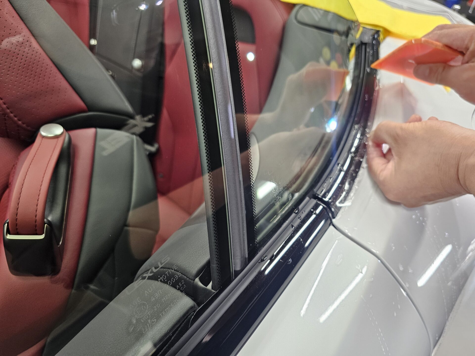 レクサスLC500コンバーチブル最終モデル PPF モールプロテクションフィルム